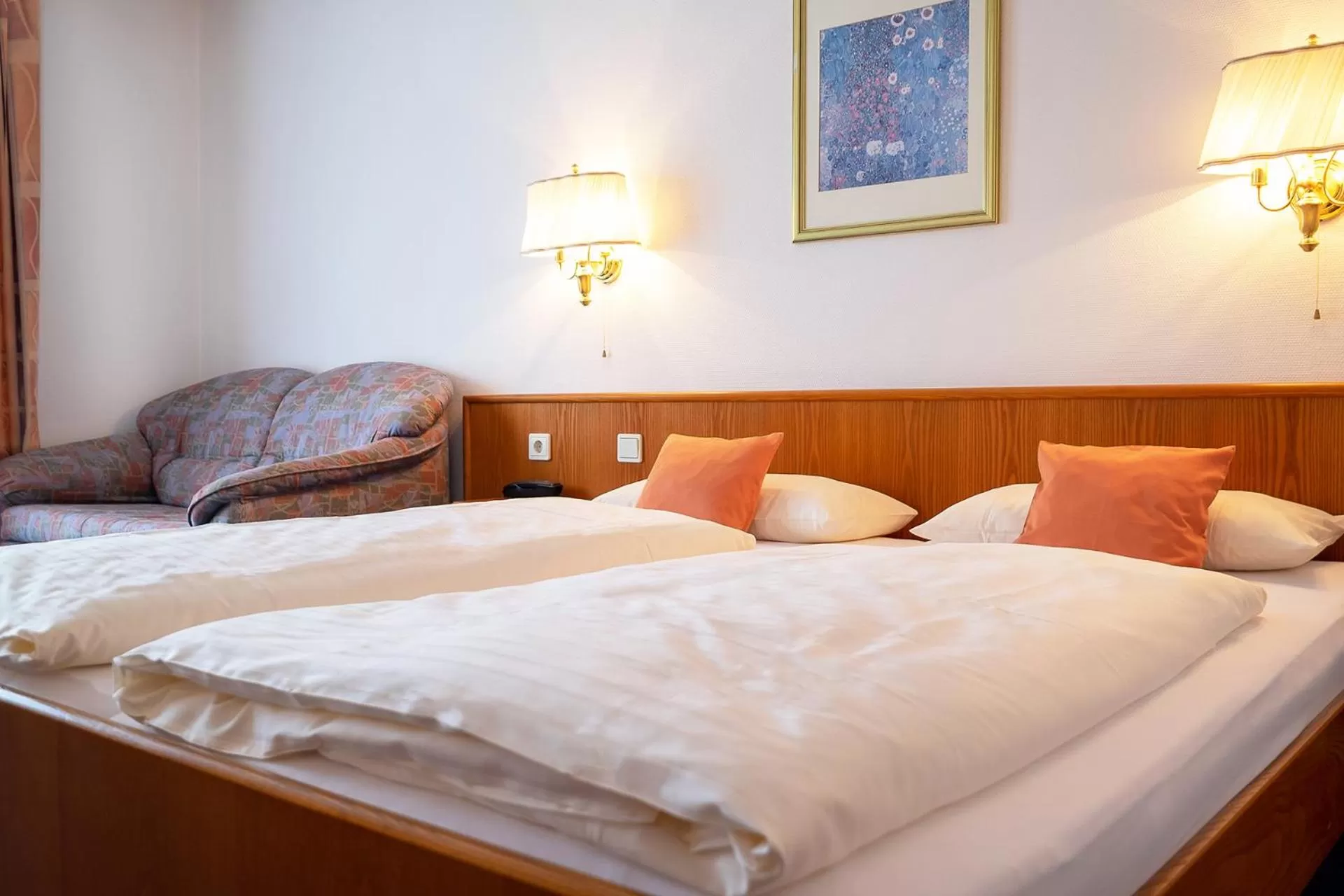 Photo of the whole room, Bed in Hotel Am Steinberg