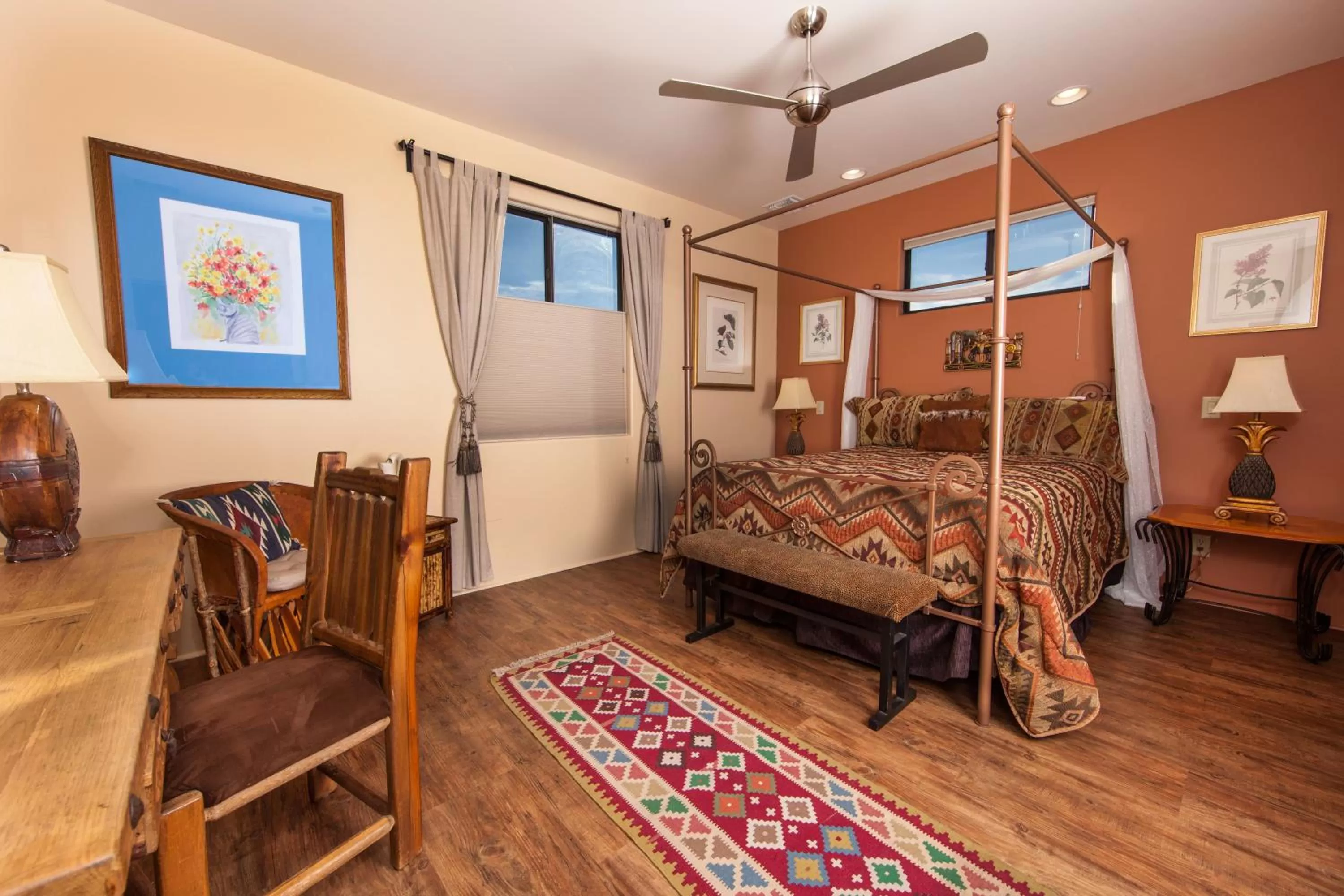 Bedroom, Bed in A Sunset Chateau