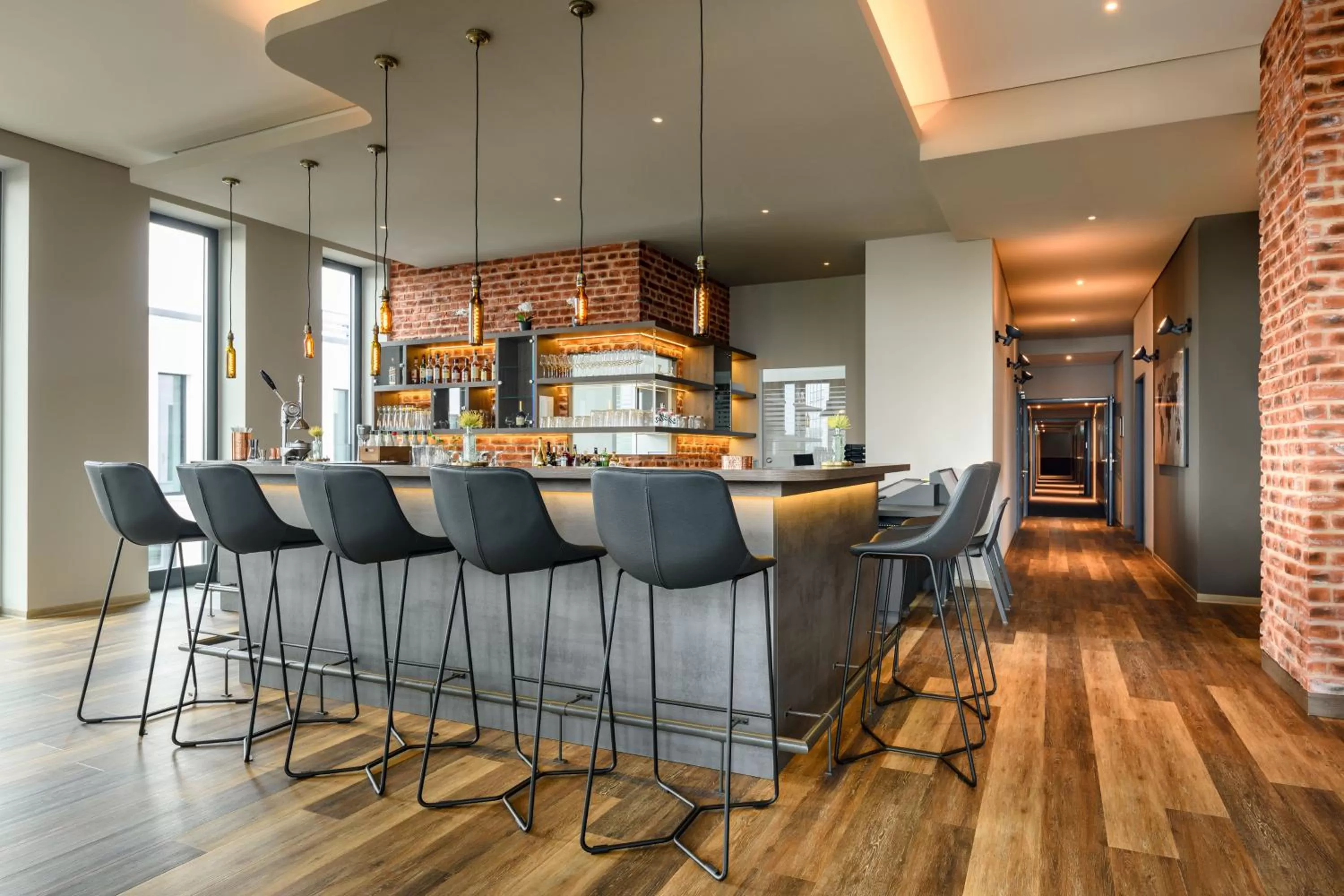 Lounge or bar in Aparthotel Adagio Bremen City