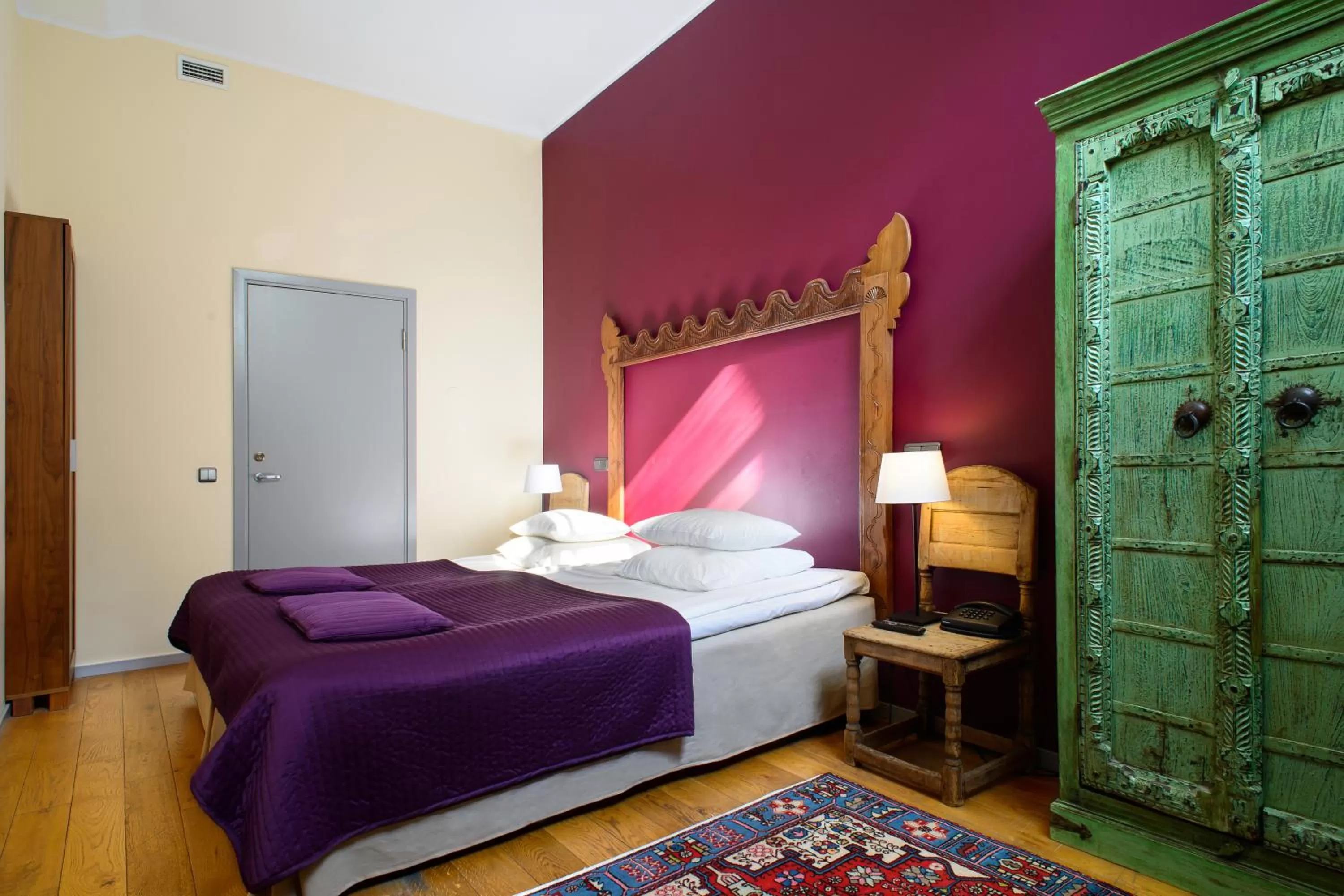 Bedroom, Bed in Hotel Hellsten