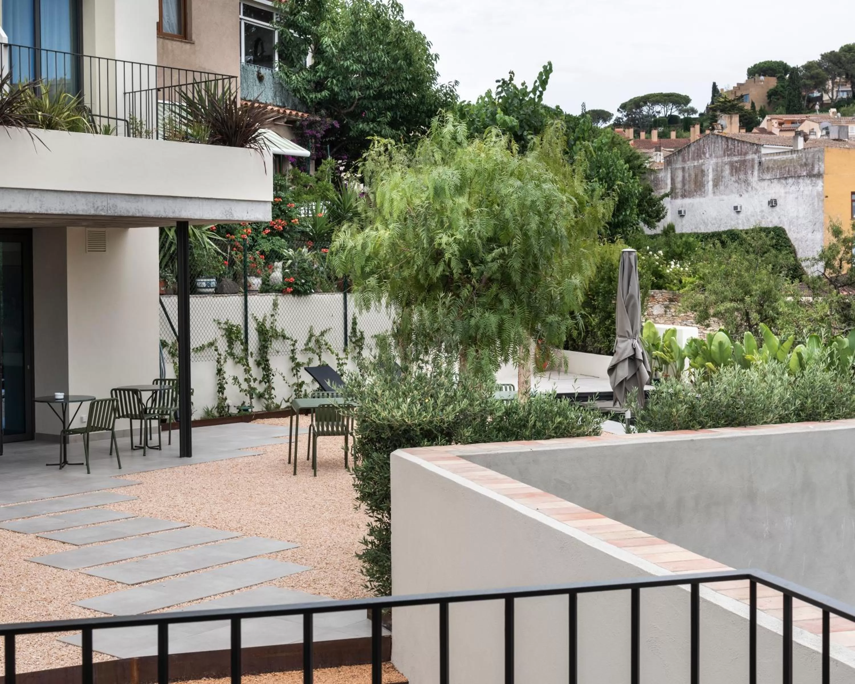 Garden view in Alta House Begur