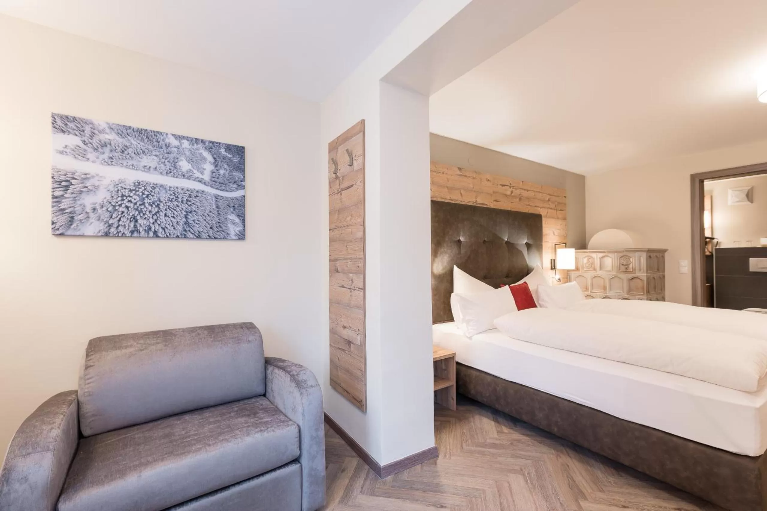 Bed in Alpenhotel Tirolerhof