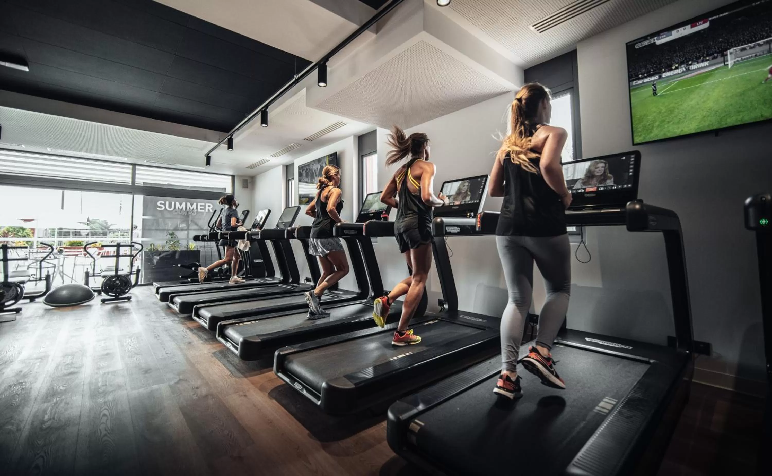 Fitness centre/facilities in Mouratoglou Hotel & Resort