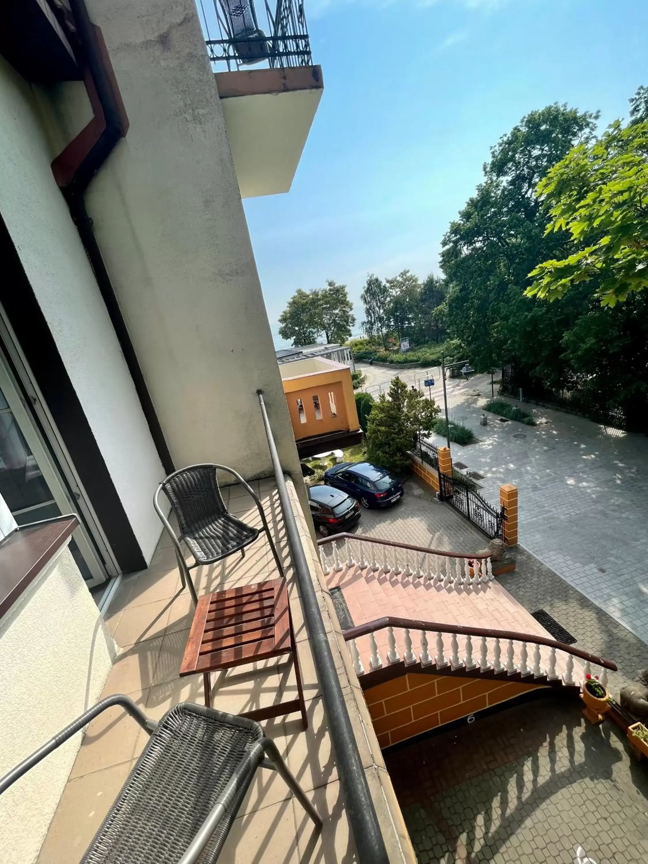 Deluxe Double Room with Side Sea View in Willa Księżniczki Sopotu Deluxe Double Room with Side Sea View in Willa Księżniczki Sopotu