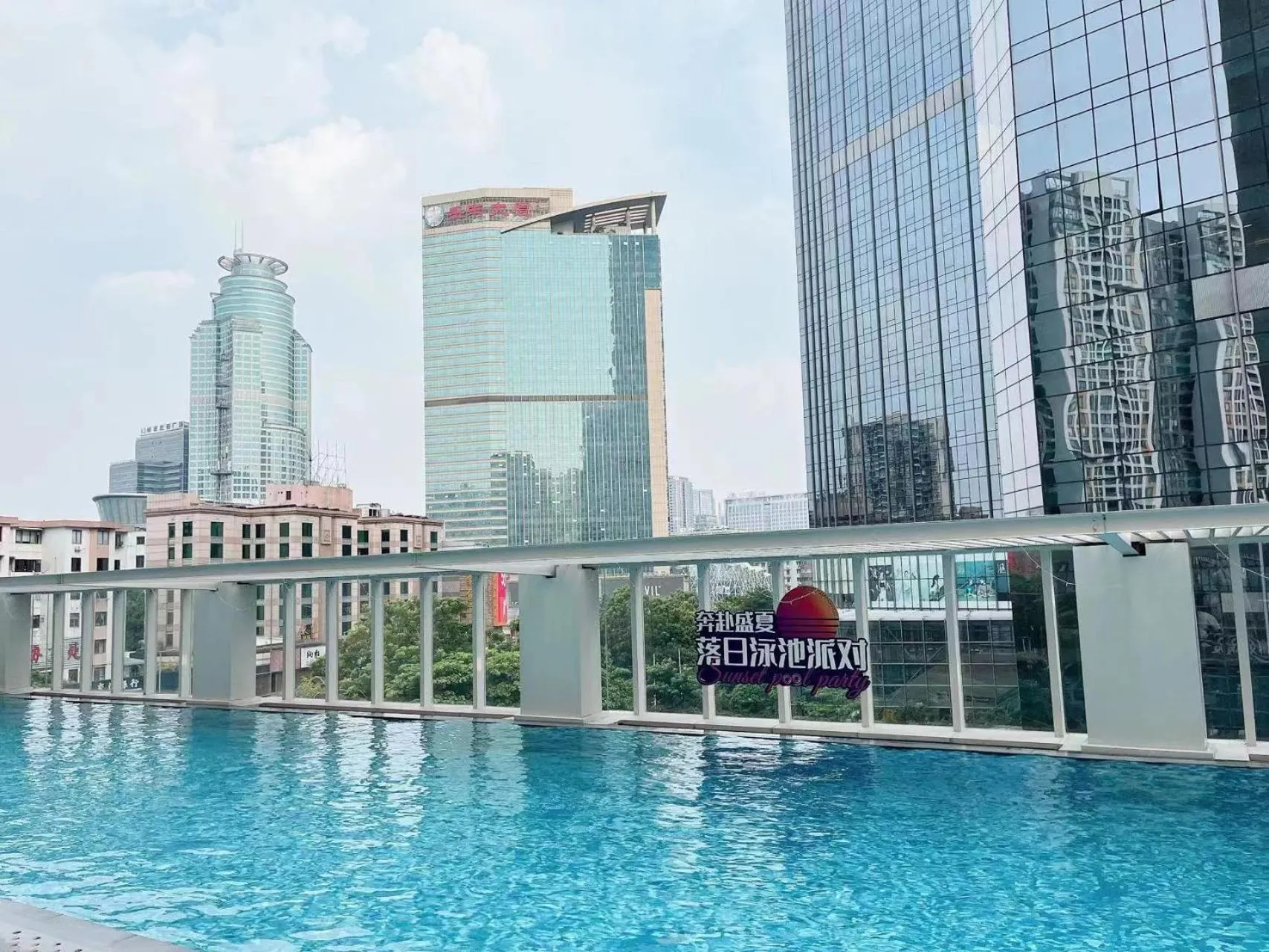 Swimming pool in Ascott Guangzhou