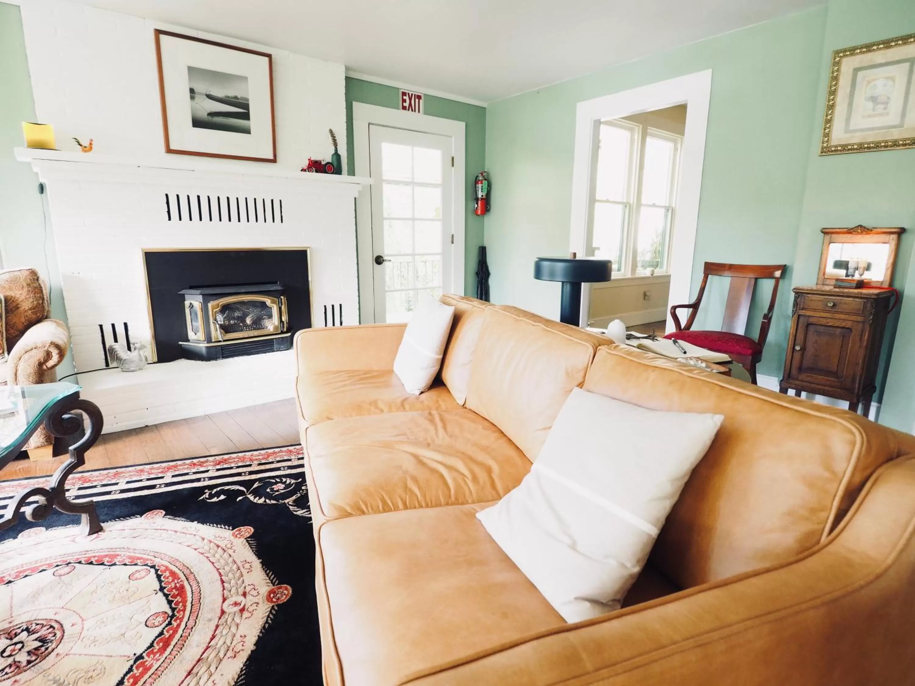 Lobby or reception, Seating Area in Mine and Farm, The Inn at Guerneville, CA