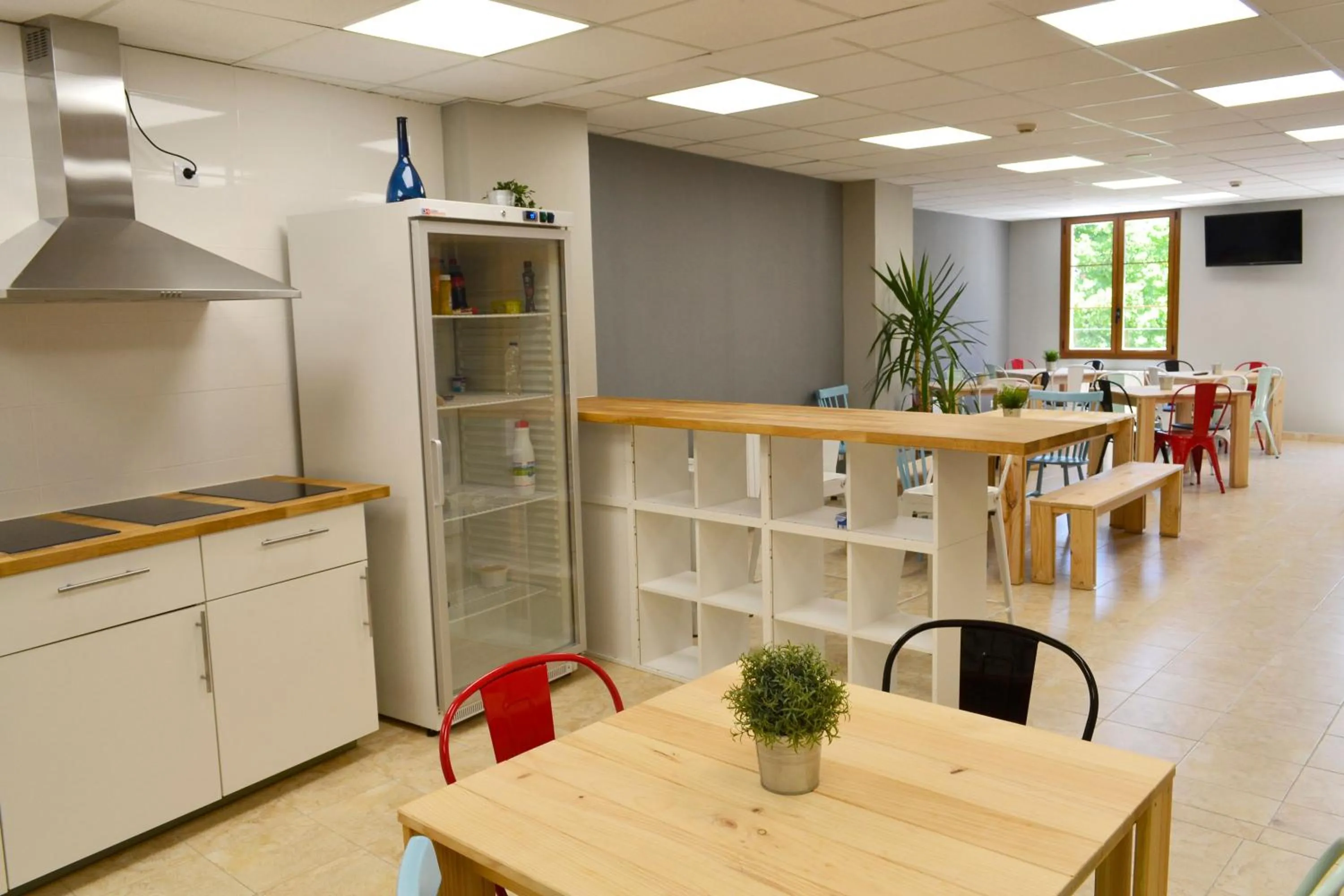 Communal lounge/ TV room in Alda Estella Hostel