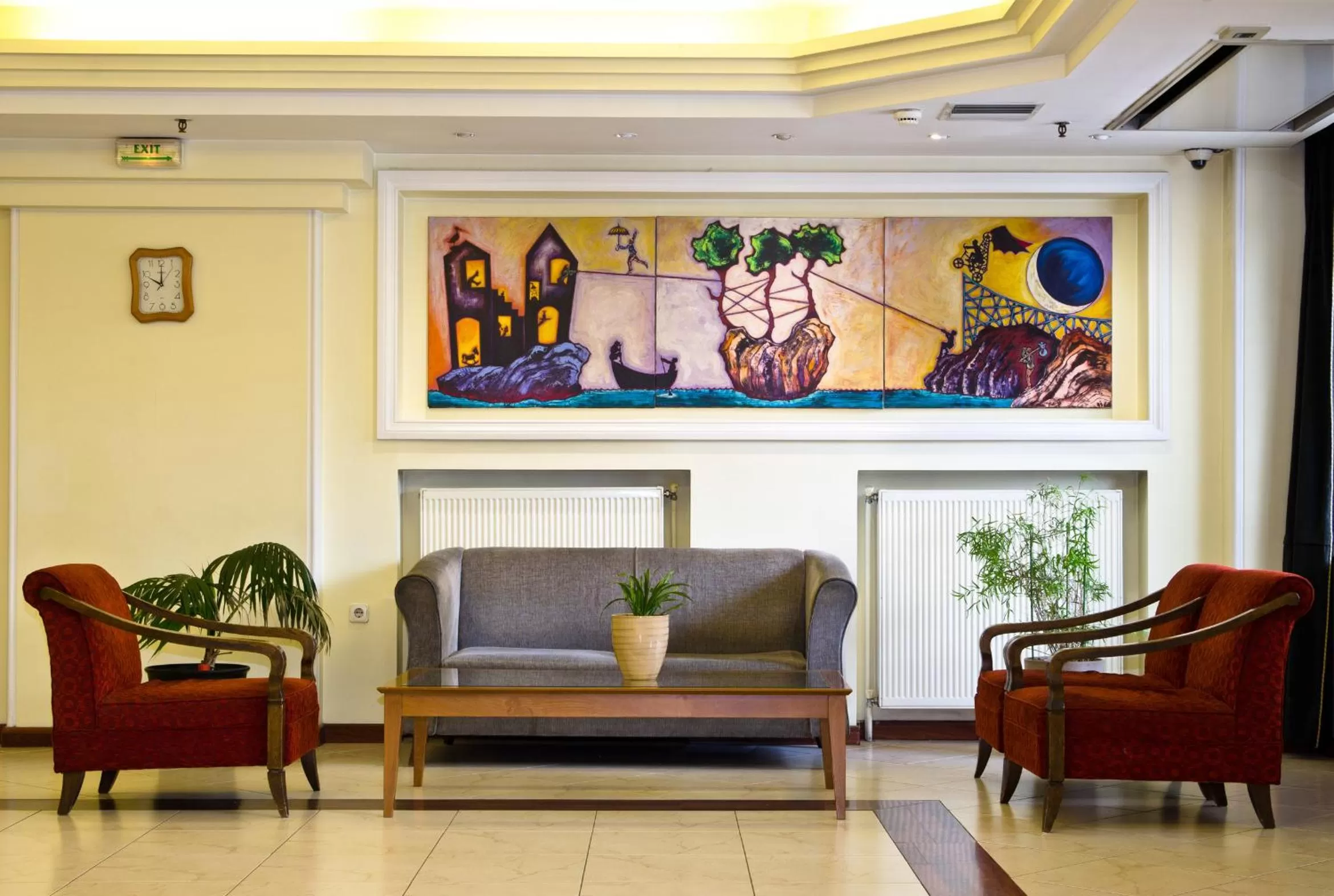 Lobby or reception in Vergina Hotel