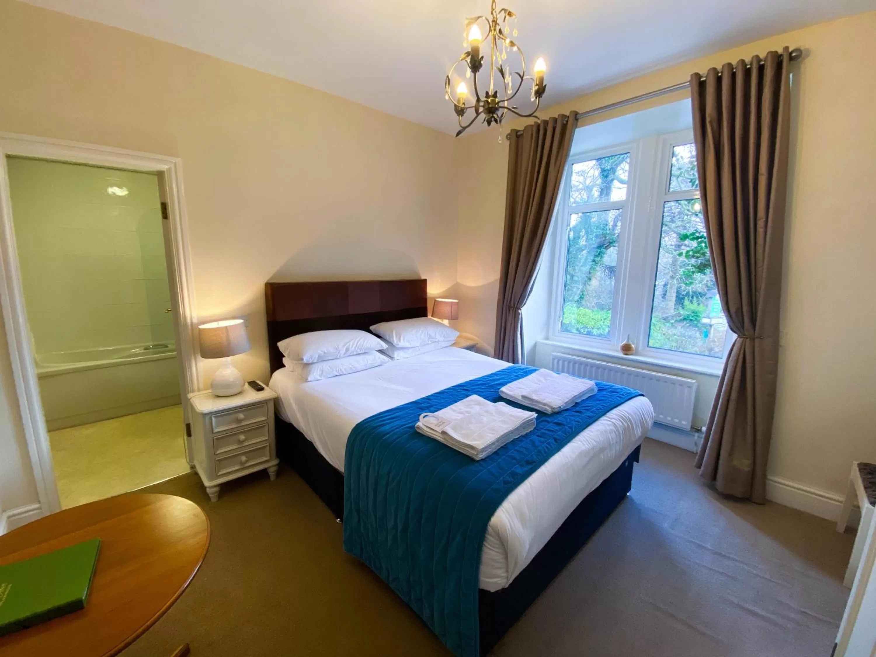 Bed in Glan Aber Hotel