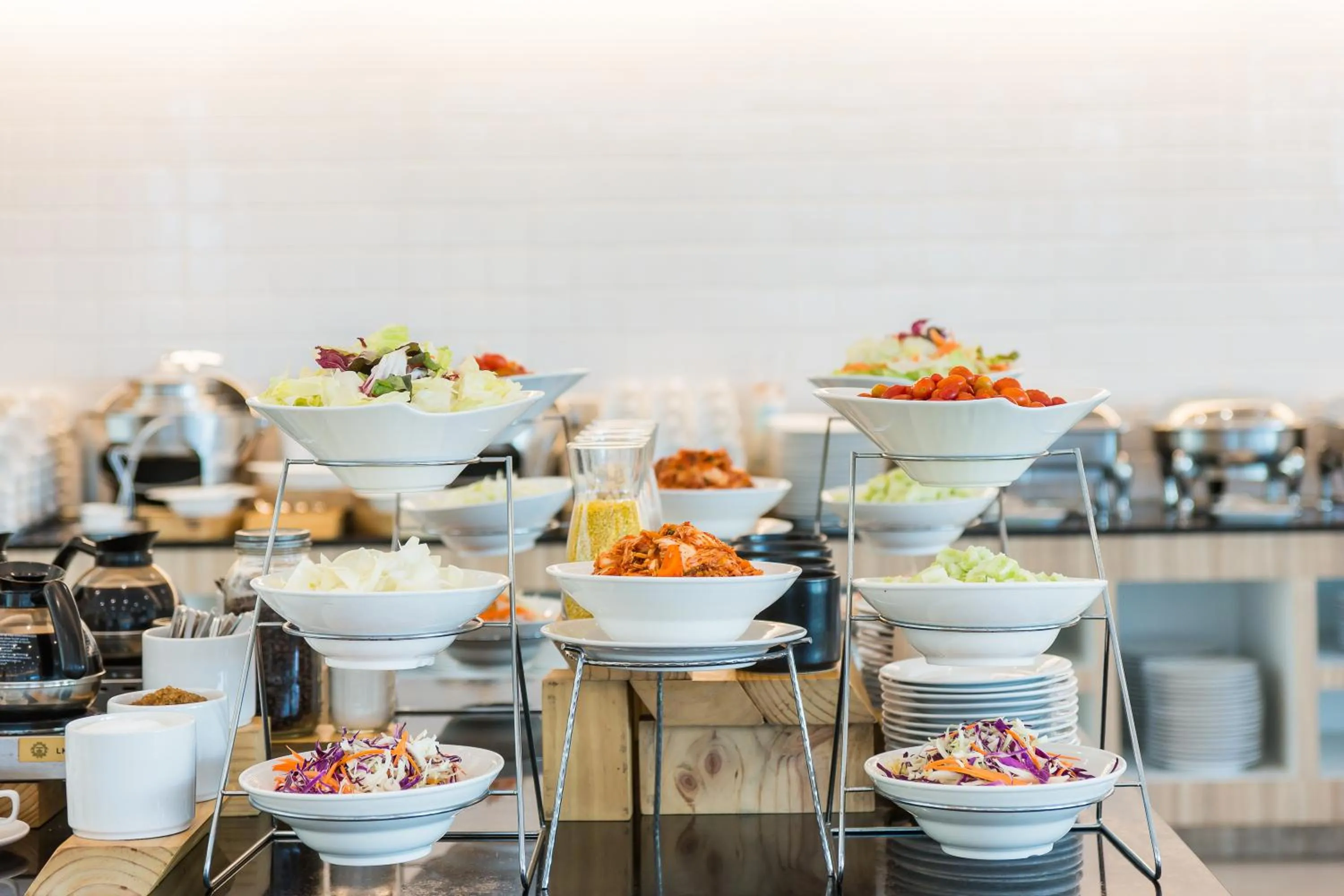 Buffet breakfast in J Inspired Hotel Pattaya