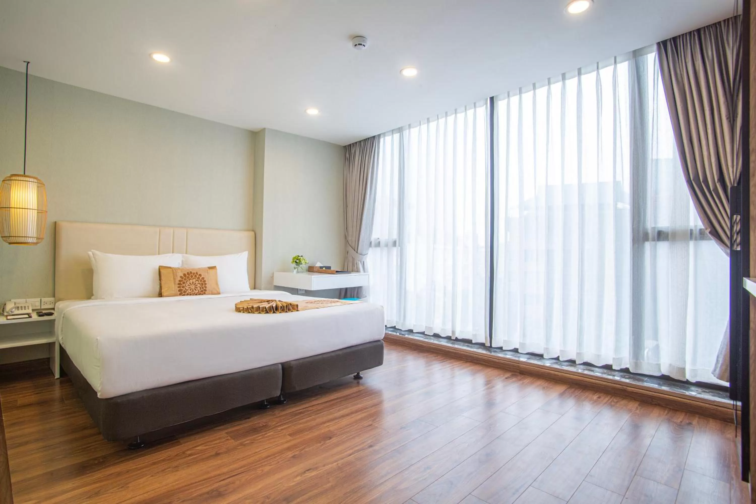 Photo of the whole room, Bed in Bridge Lakeside Room For Rent Hanoi