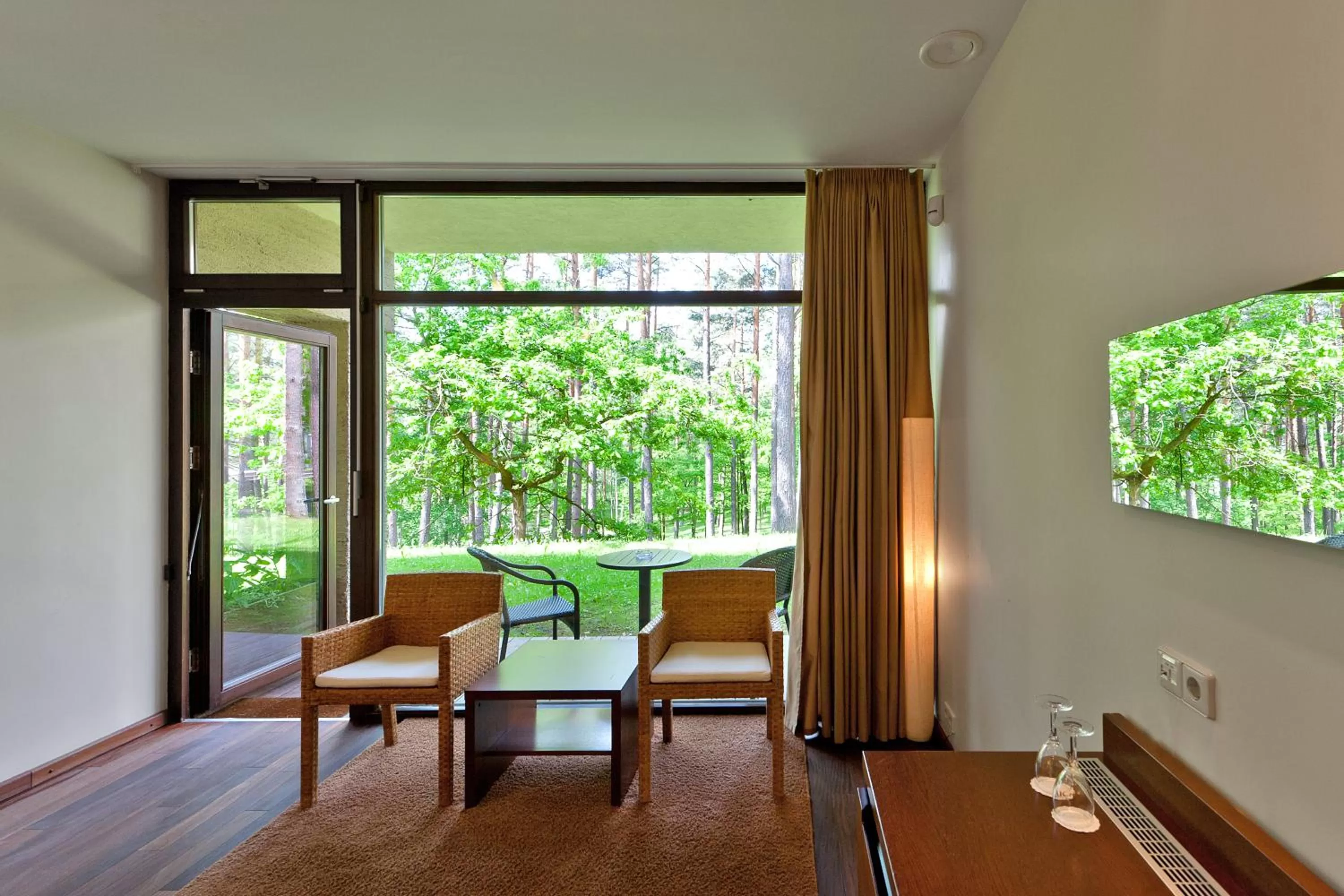 Seating area in Belvilis Hotel