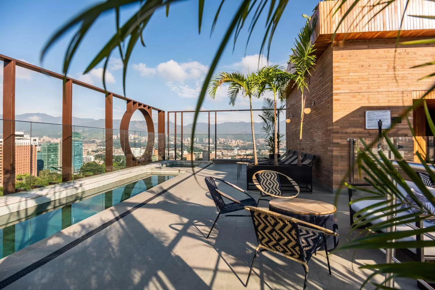 Swimming pool in Hotel Marquee Medellín