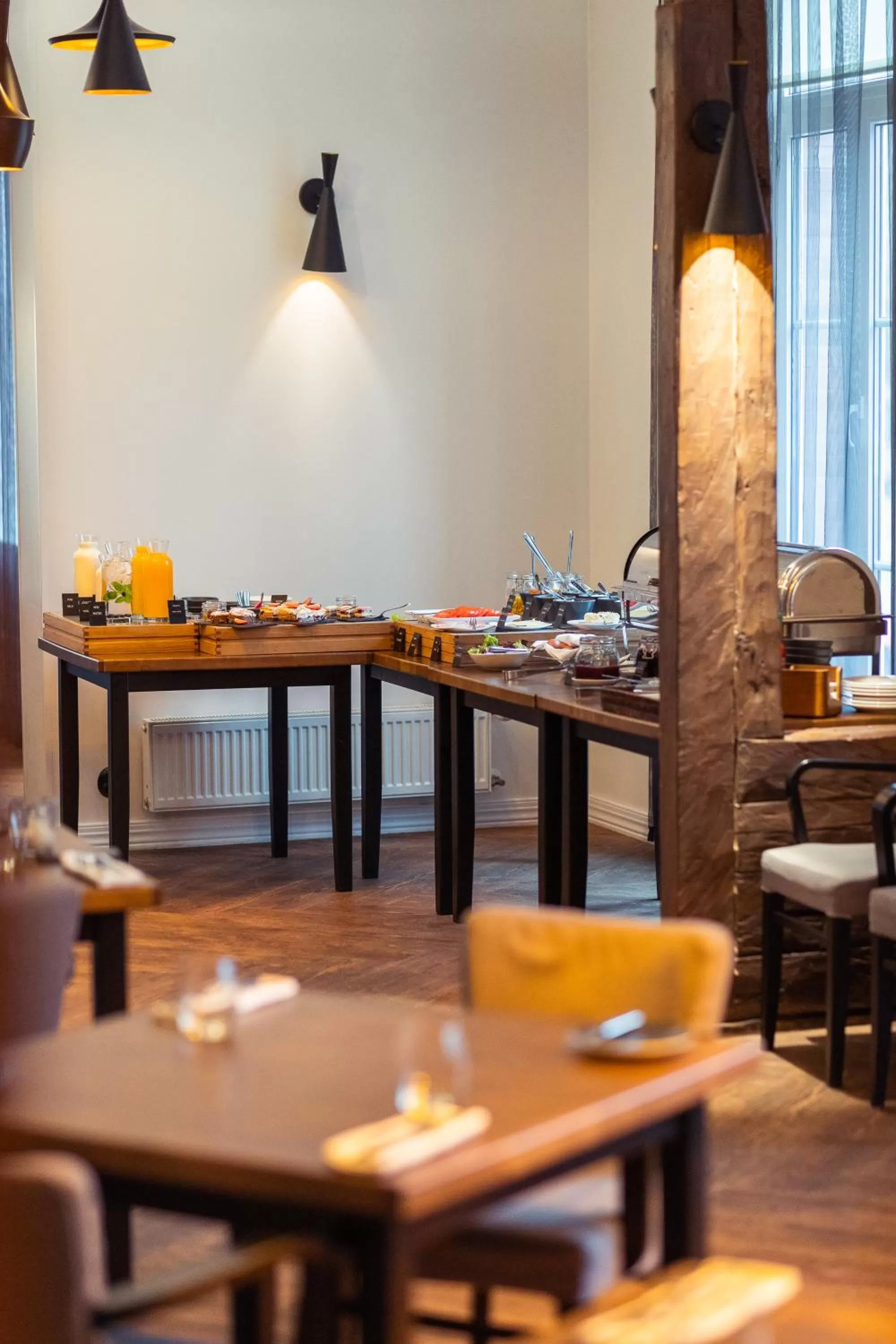 Buffet breakfast in Hotel Villa Wesset