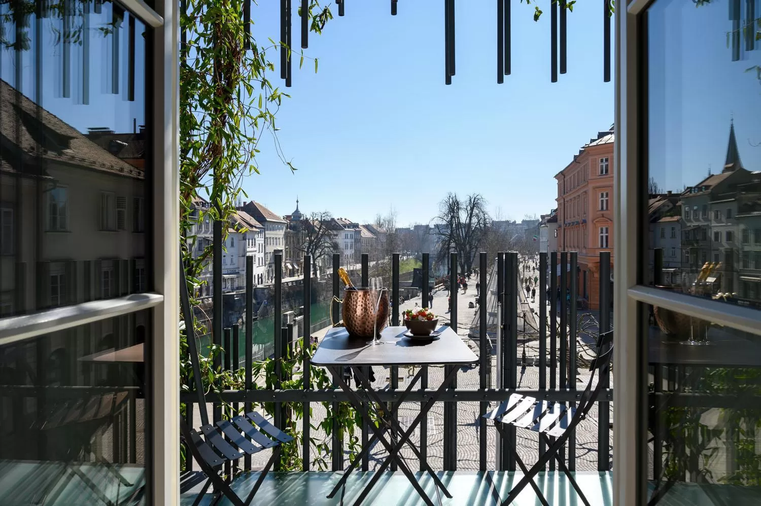 Balcony/Terrace in Zlata Ladjica Boutique Hotel