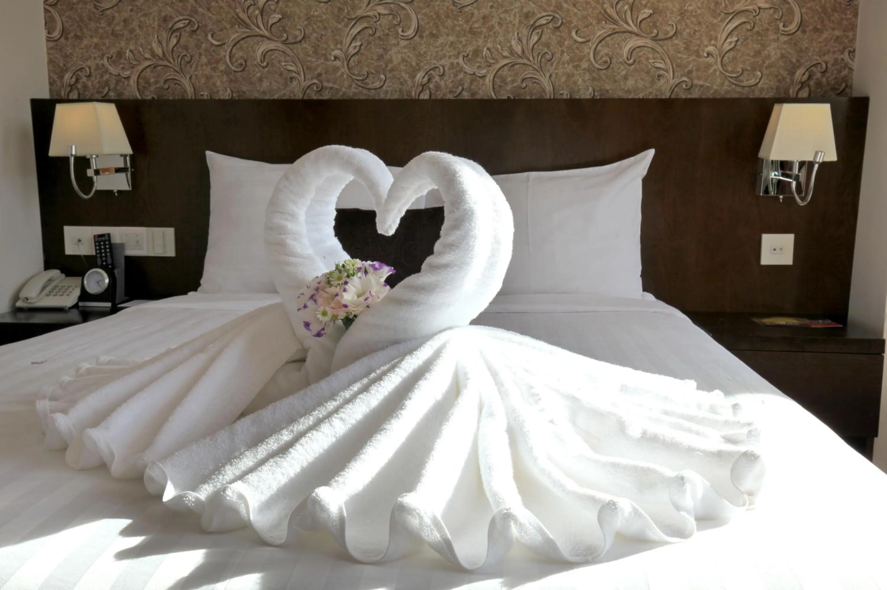 Bed in Kings Hotel Dalat