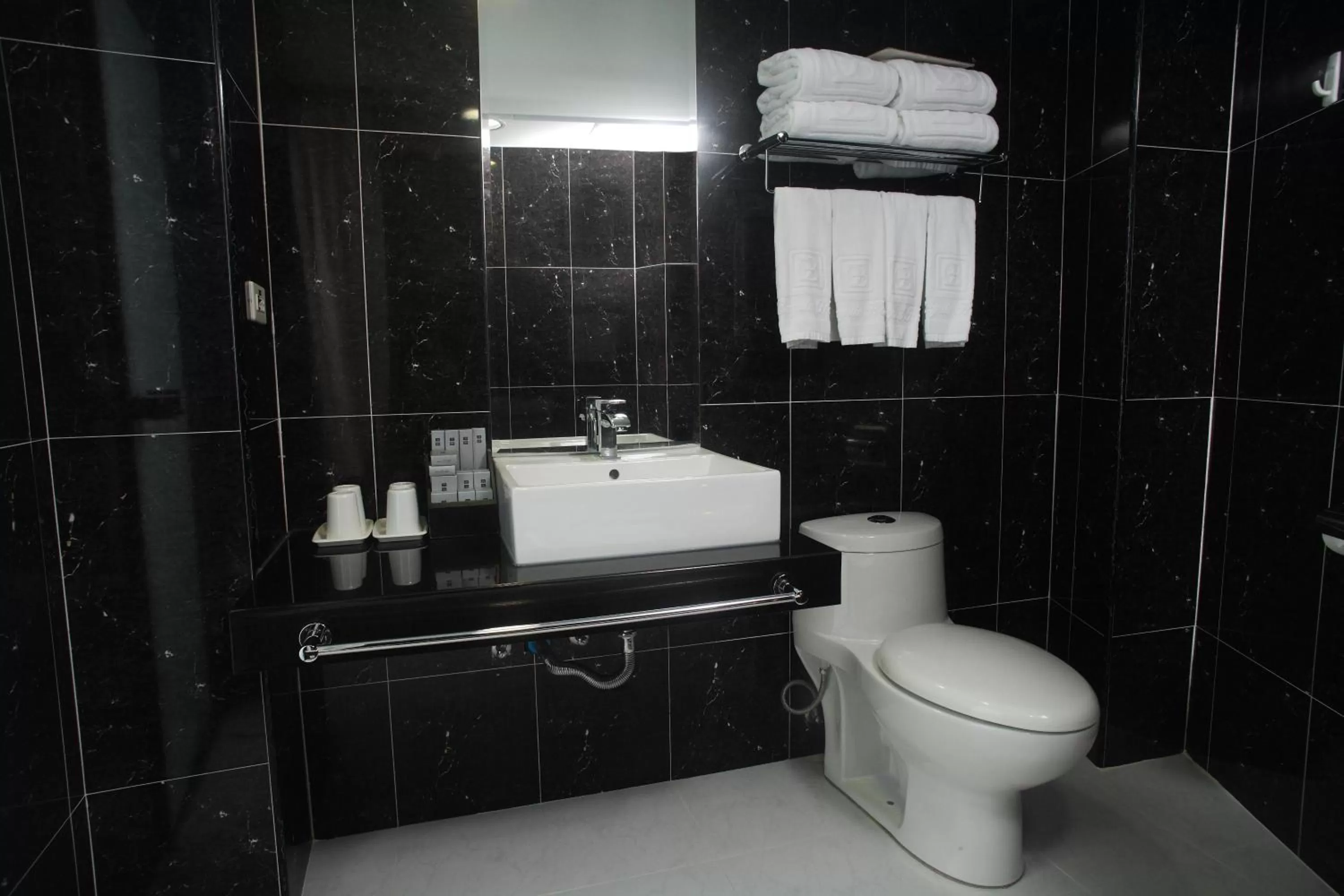 Shower in 台北碧瑤飯店 Hotel B