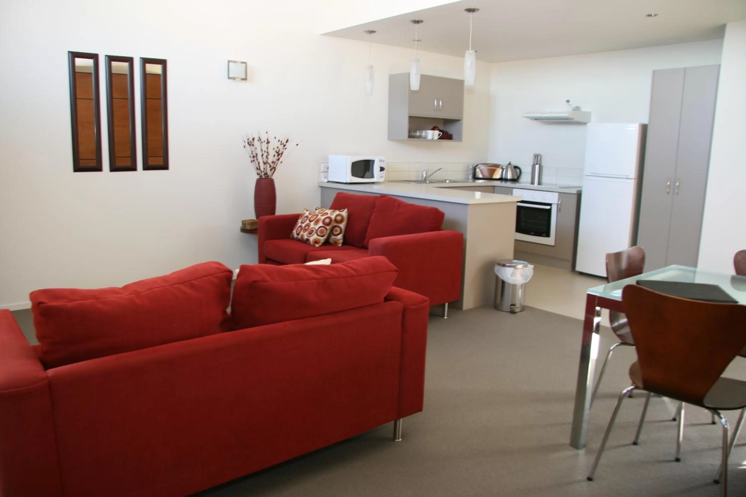 Kitchen or kitchenette in Oceans Resort Whitianga