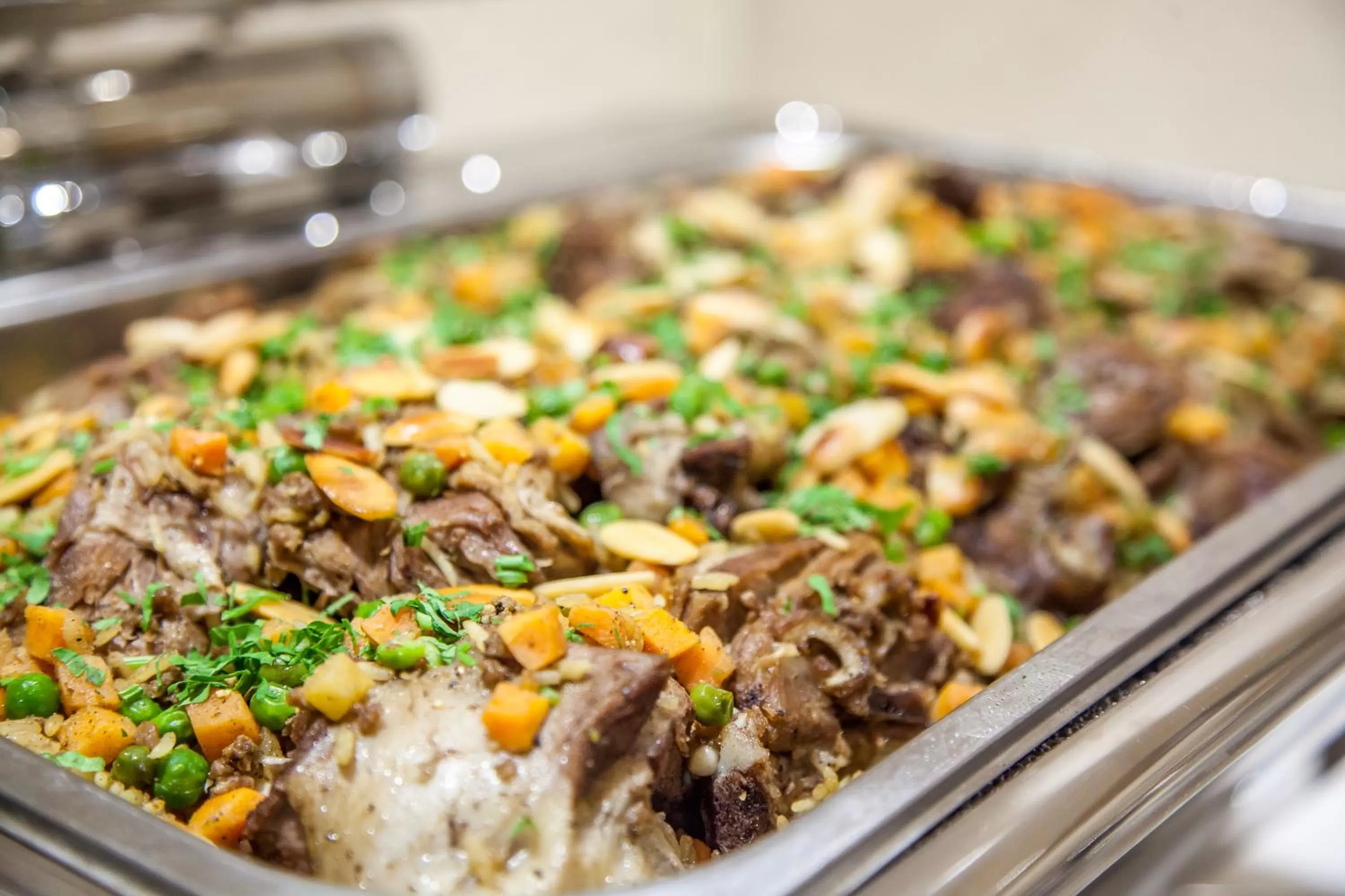 Food in Harir Palace Hotel