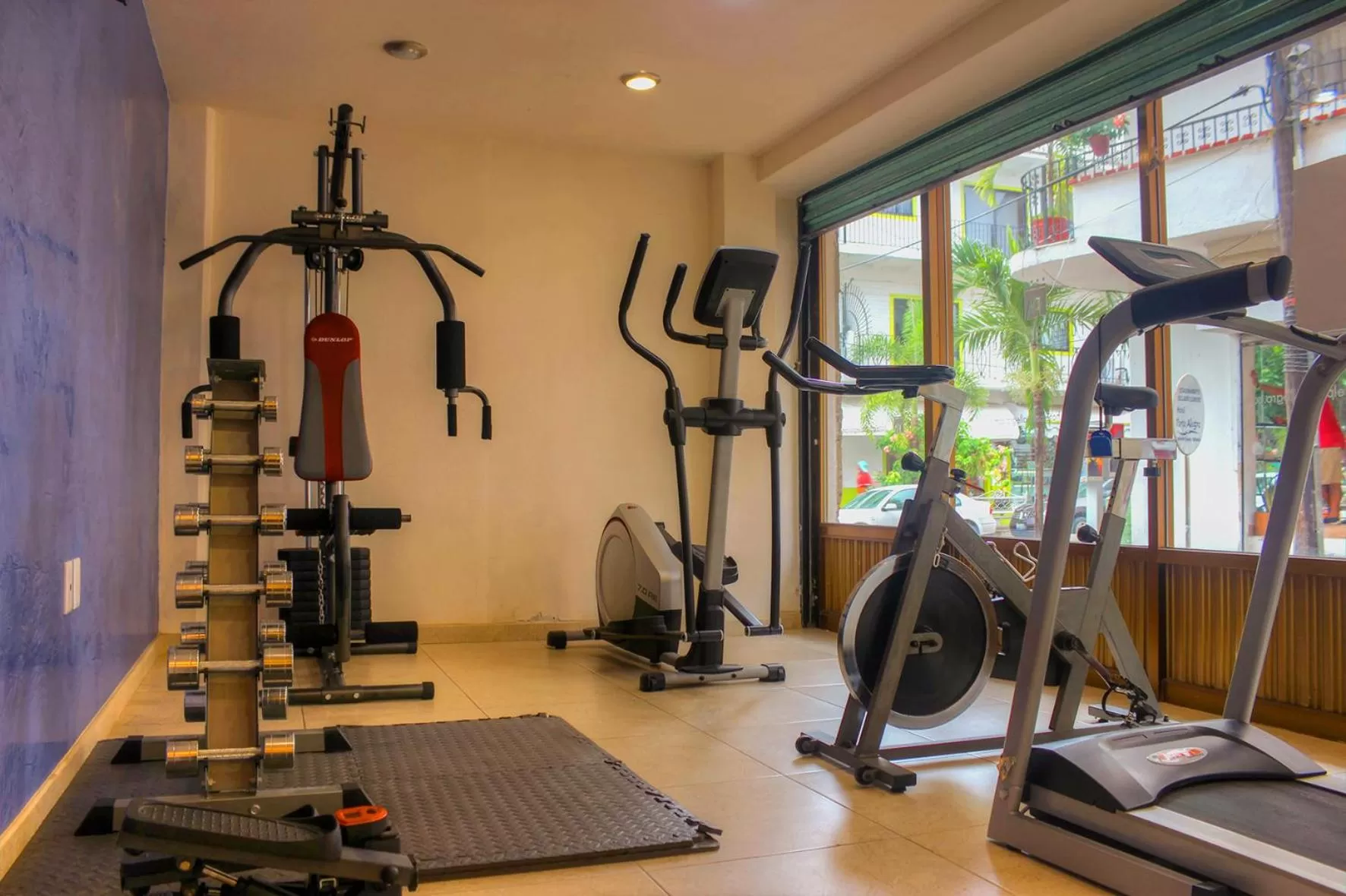 Fitness centre/facilities in Hotel Porto Allegro Puerto Vallarta