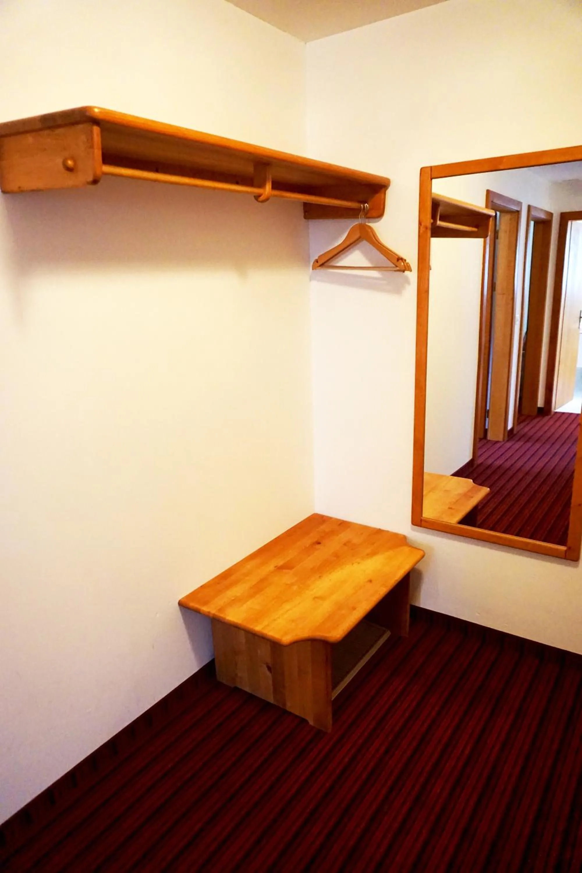 Decorative detail, Bed in Typically Swiss Hotel Altana