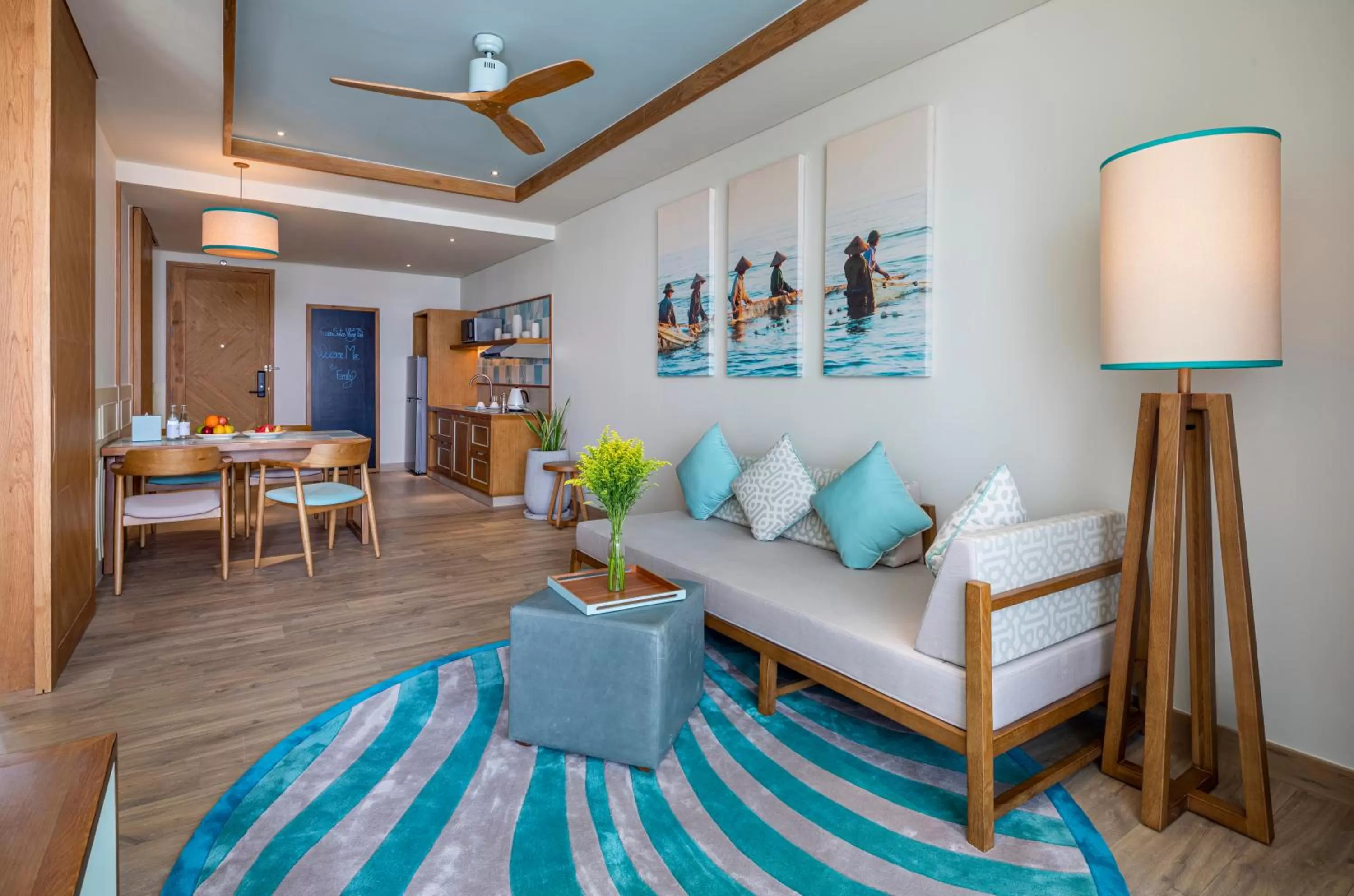 Kitchen or kitchenette in Fusion Suites Vung Tau