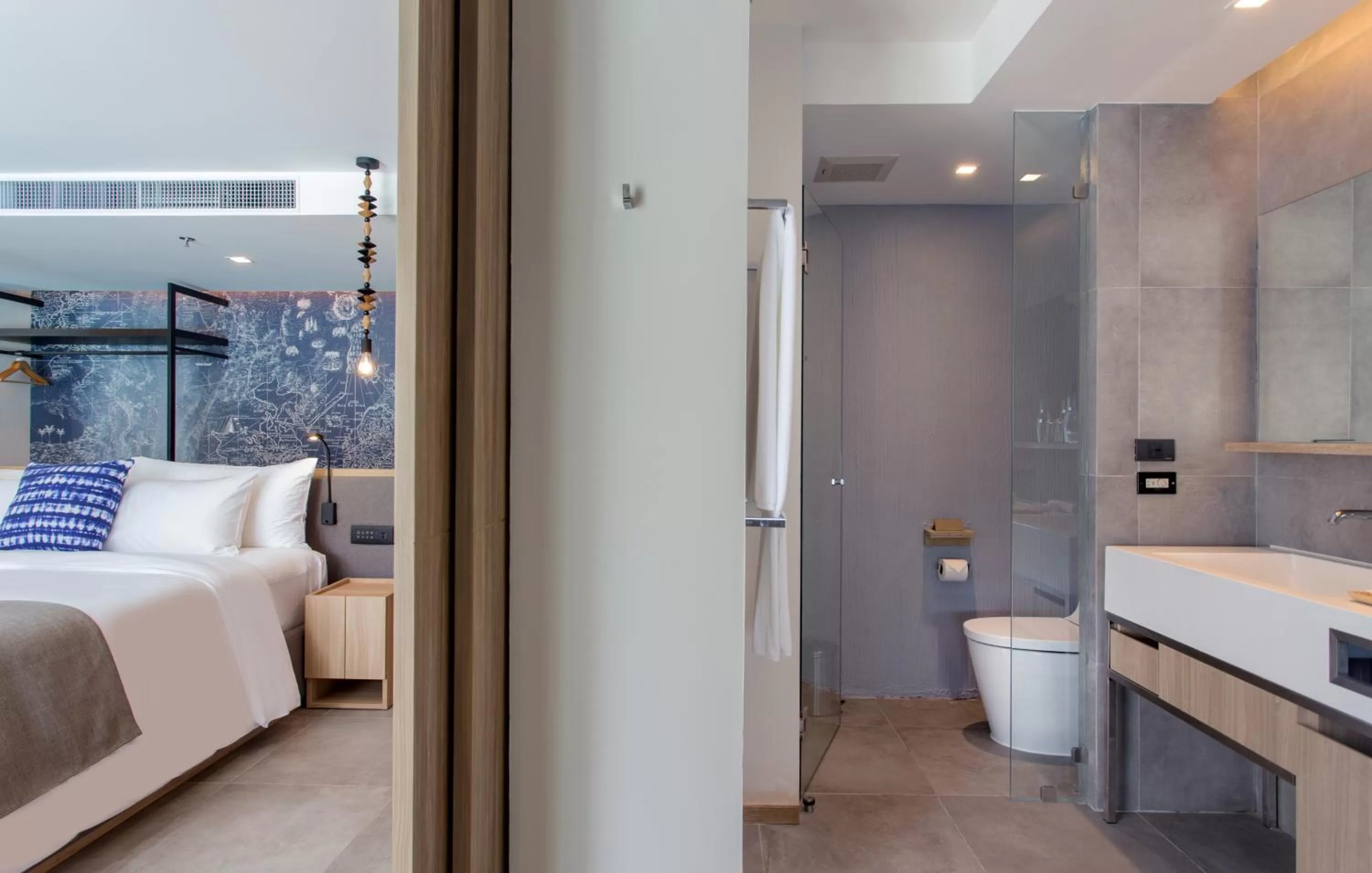 Bathroom, Bed in La Vela Khao Lak - SHA Extra Plus