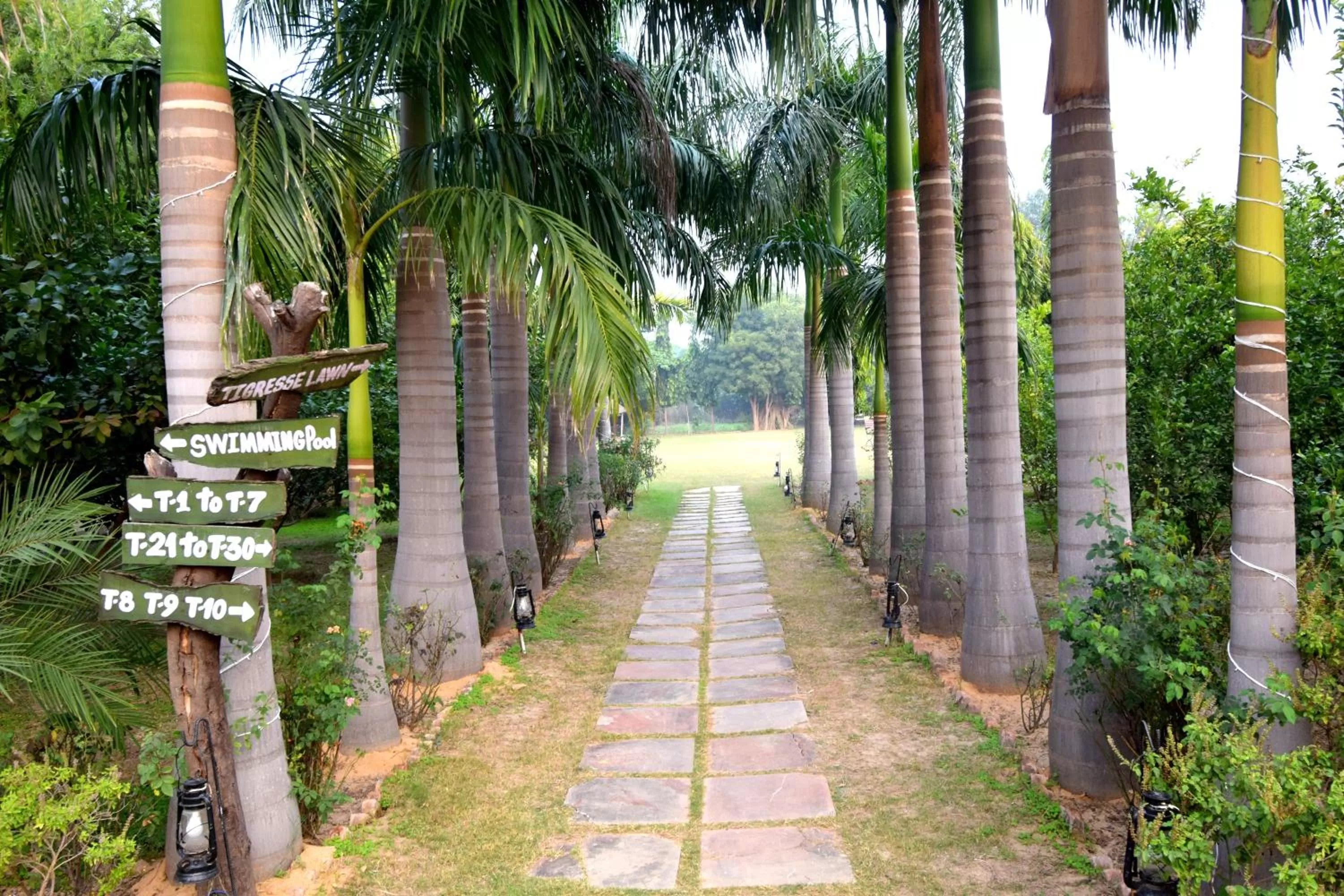 Garden in Sultan Bagh Resort by The Sky Imperial