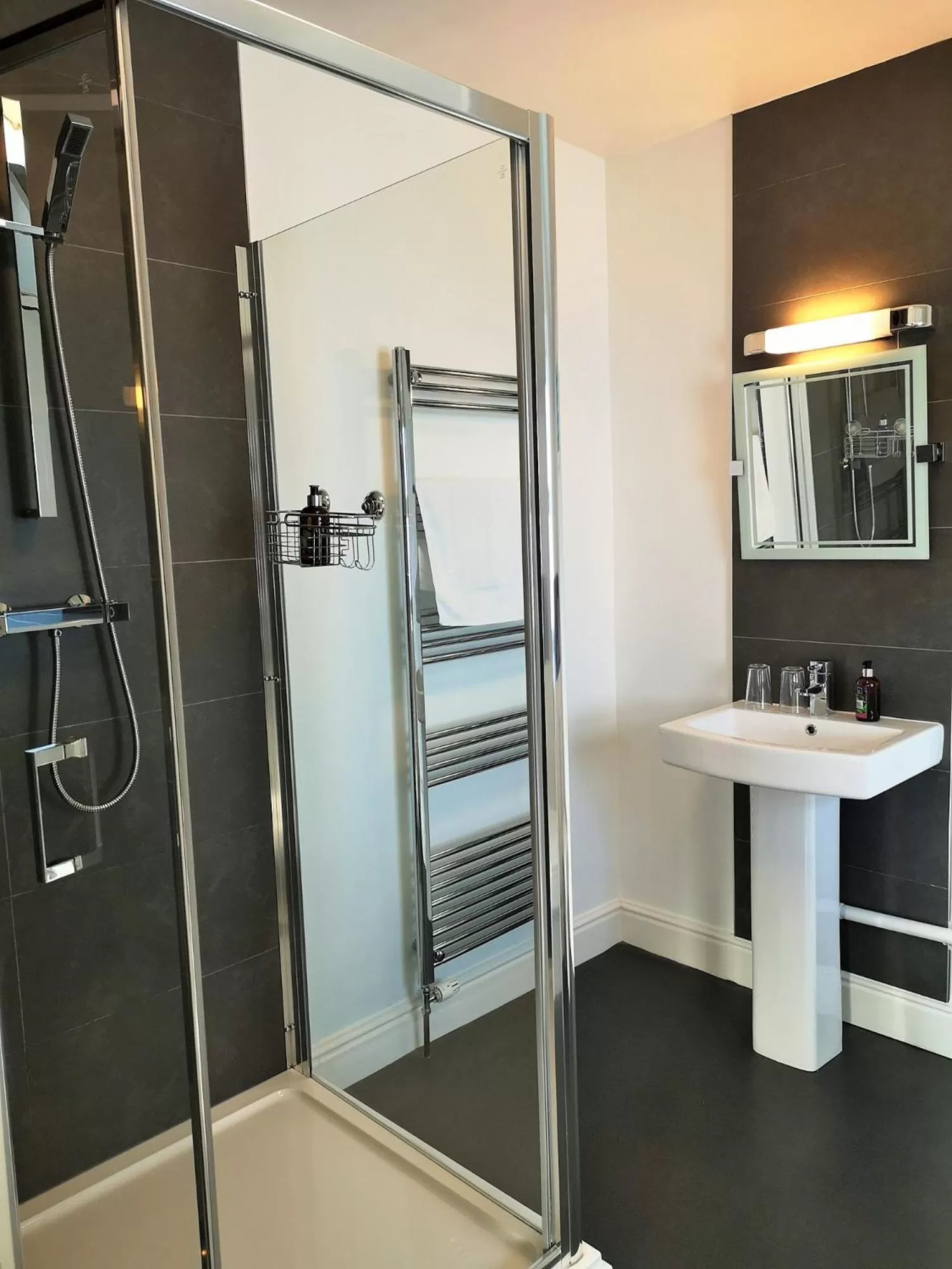 Shower, Bathroom in Aberconwy House B&B