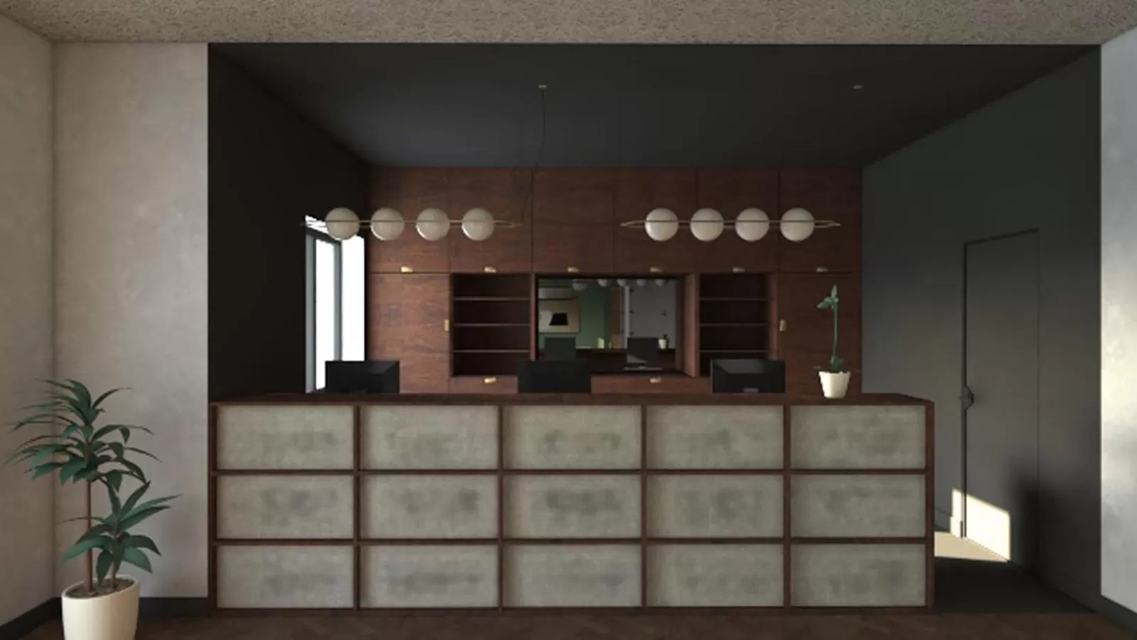 Lobby or reception in c-hotels Club House Roma