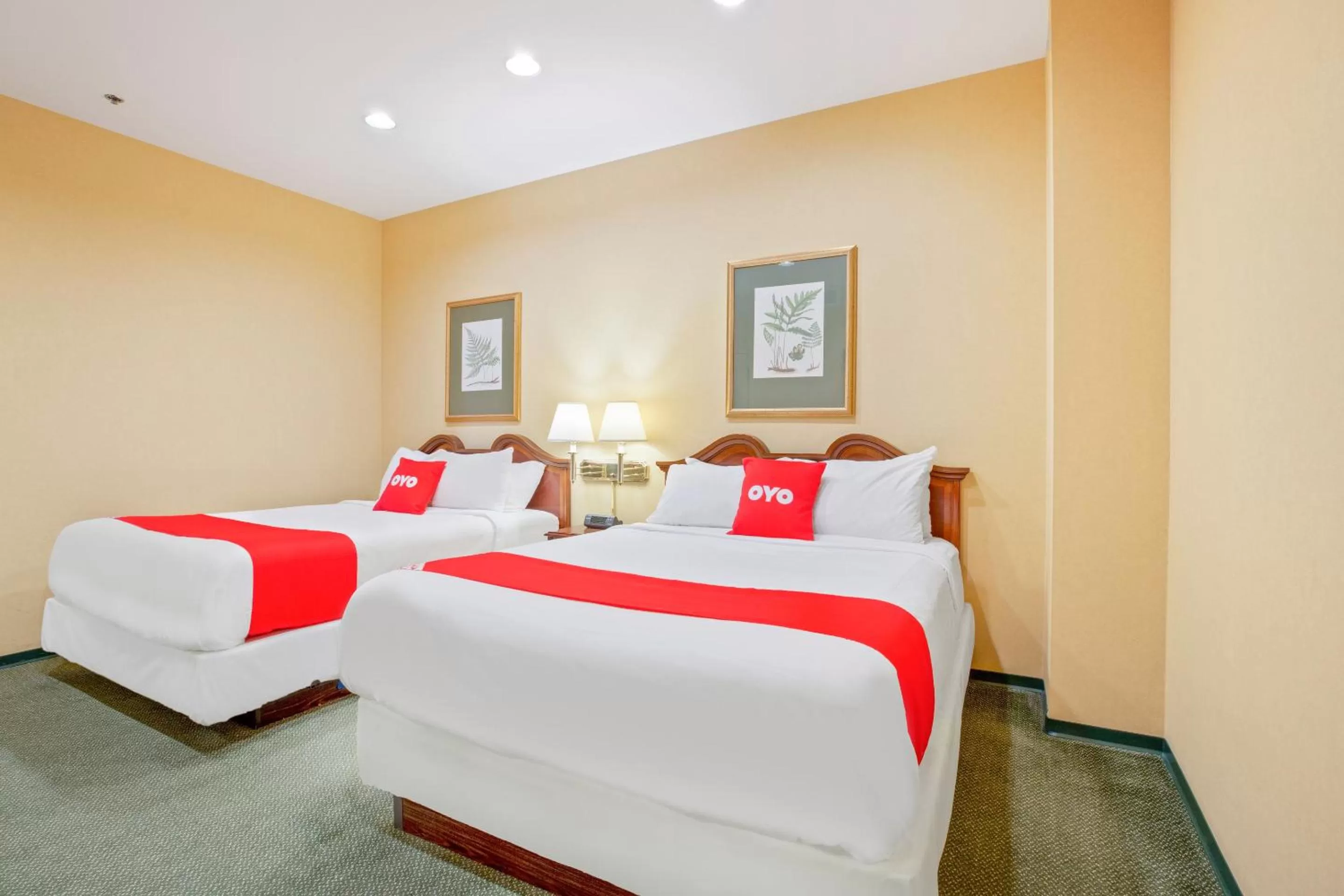 Bedroom, Bed in OYO Hotel St Louis Downtown City Center MO