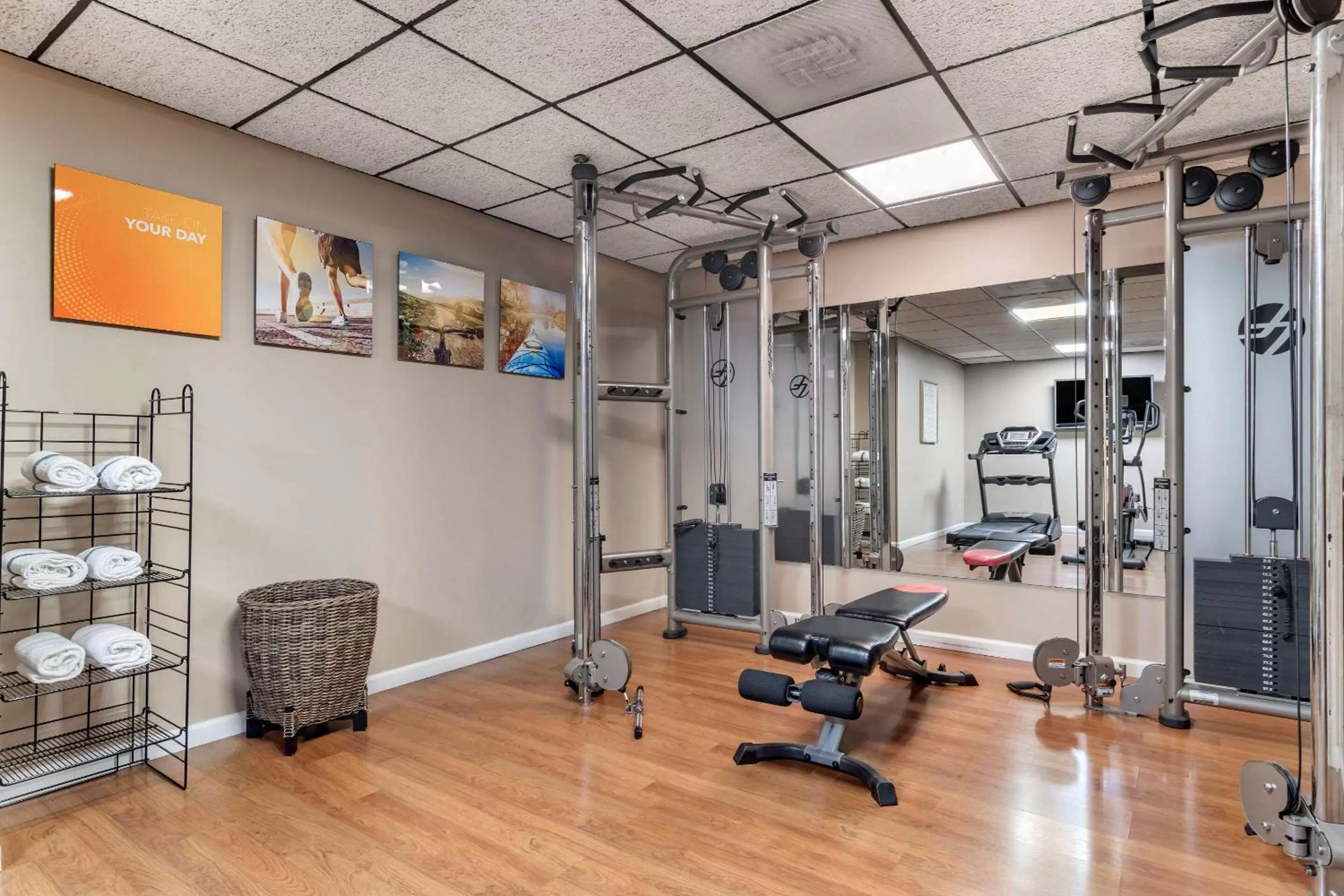 Fitness centre/facilities in Comfort Inn & Suites Athens North