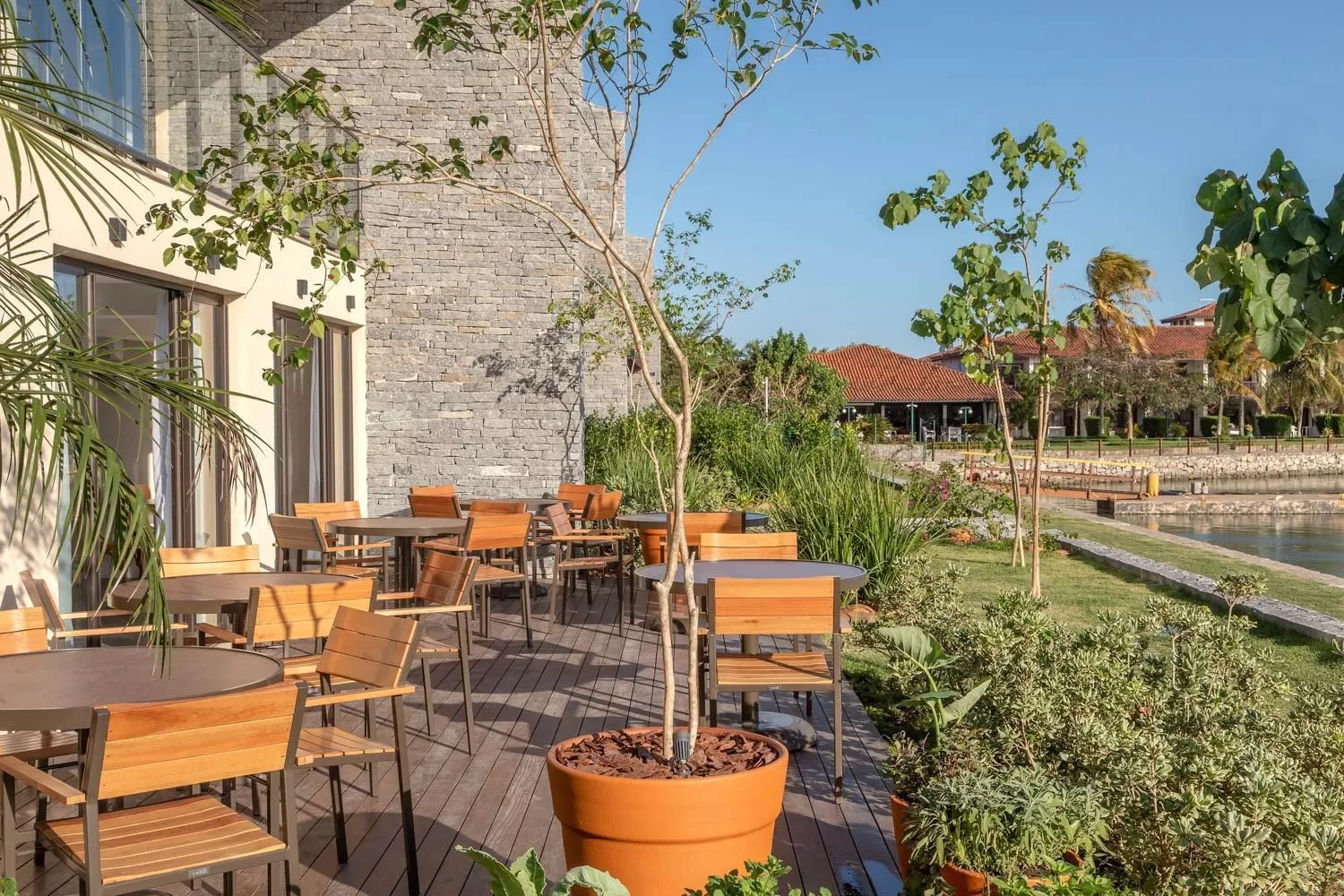 Patio in Hotel Aretê
