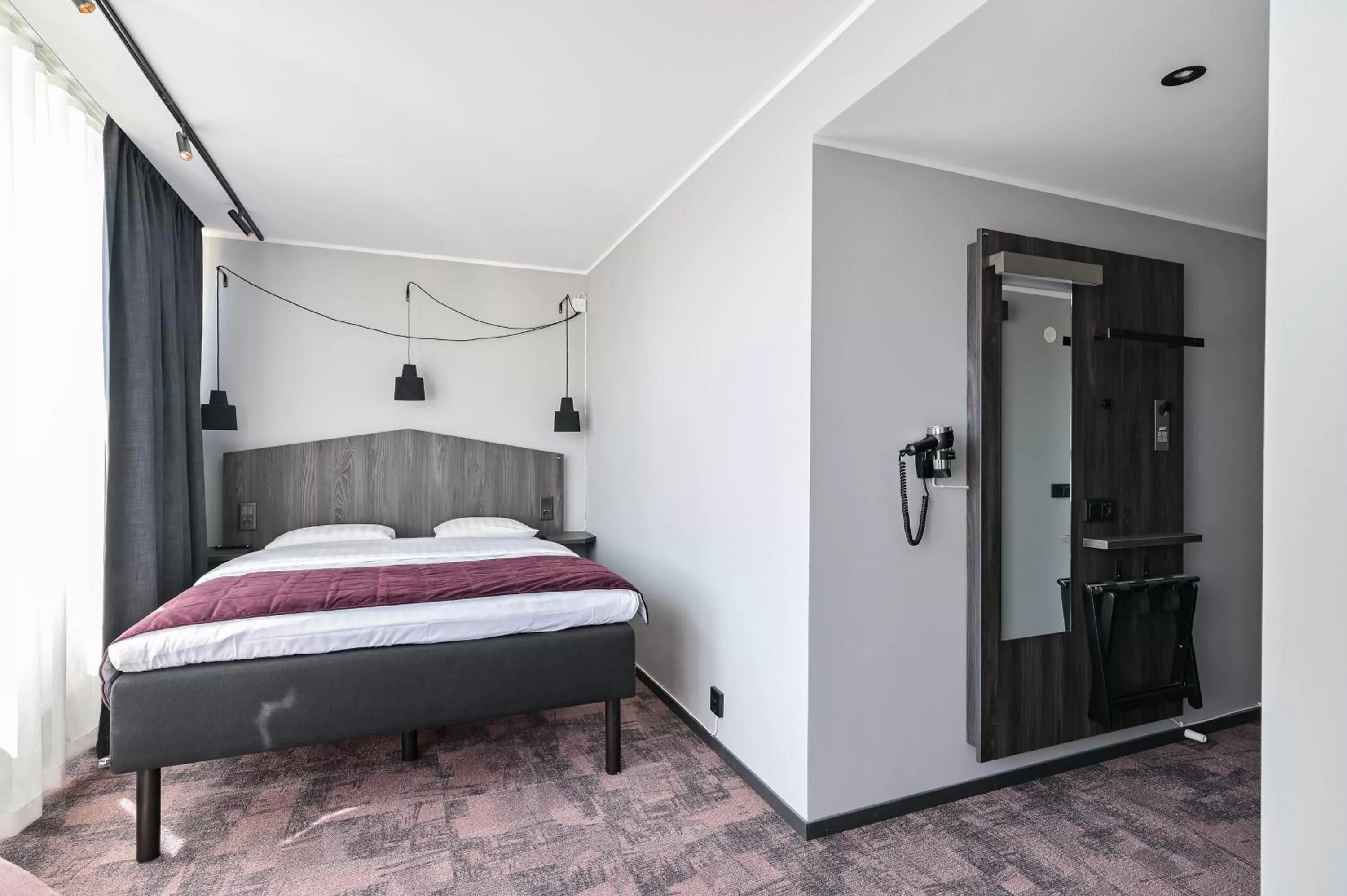 Bed in Hotel Fridhem