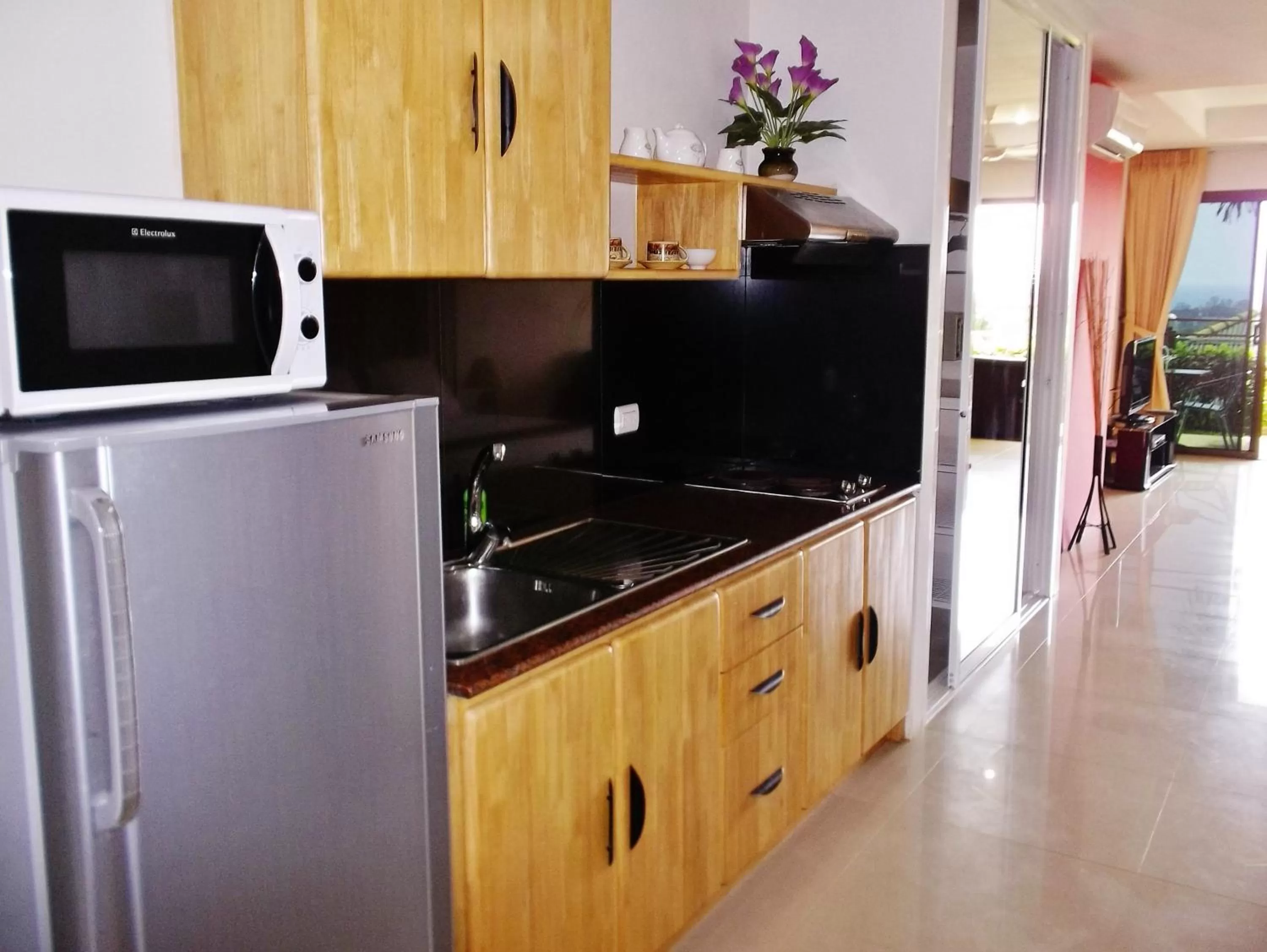 Kitchen or kitchenette in Mountain Seaview Luxury Apartments