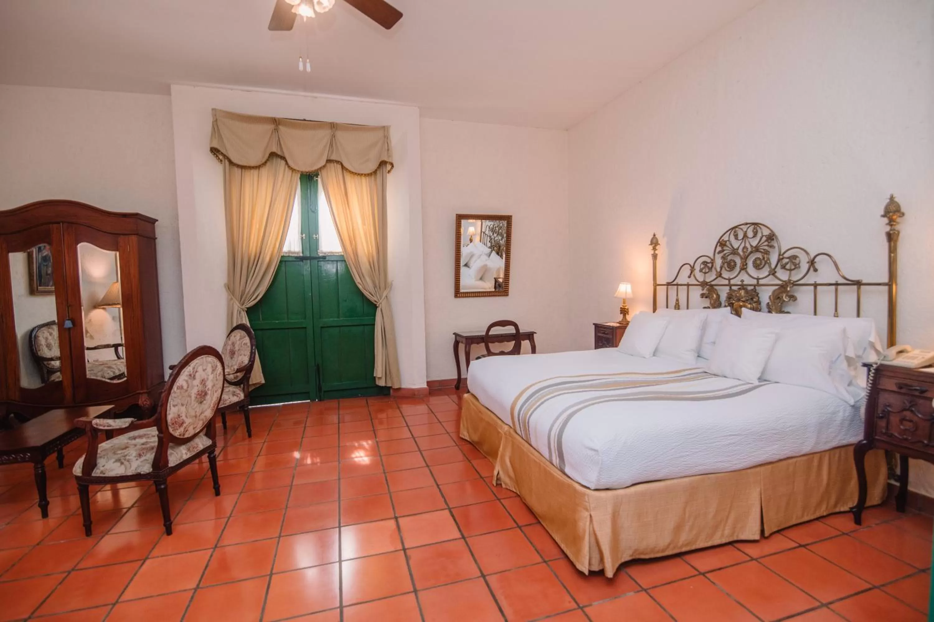 Photo of the whole room, Bed in Hotel El Convento Leon Nicaragua