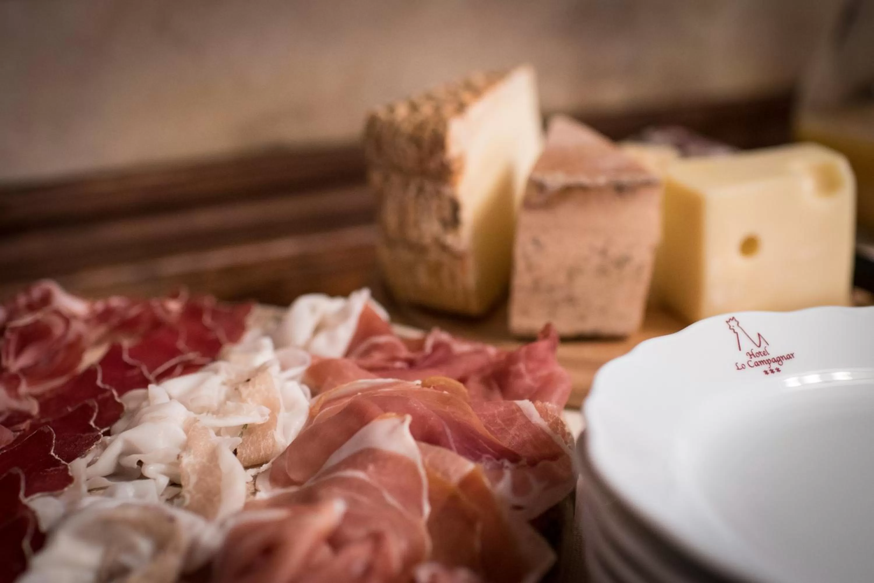 Food close-up in Hotel Lo Campagnar