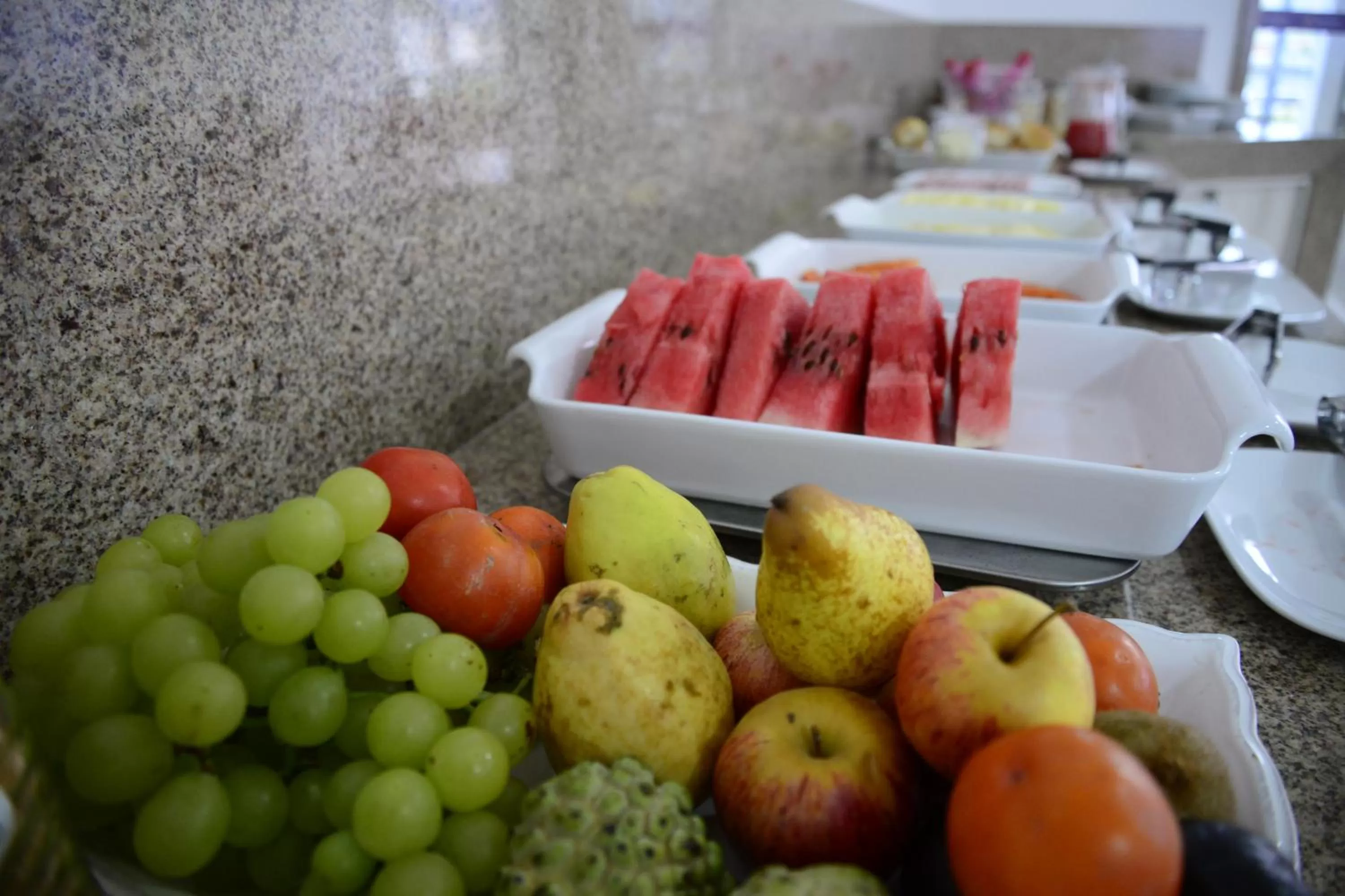 Buffet breakfast in Granterrara Hotel