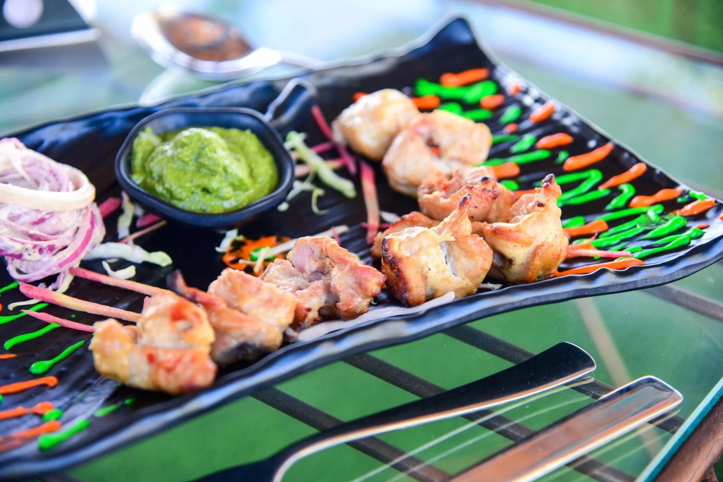 Food in Hotel Casa by the lake