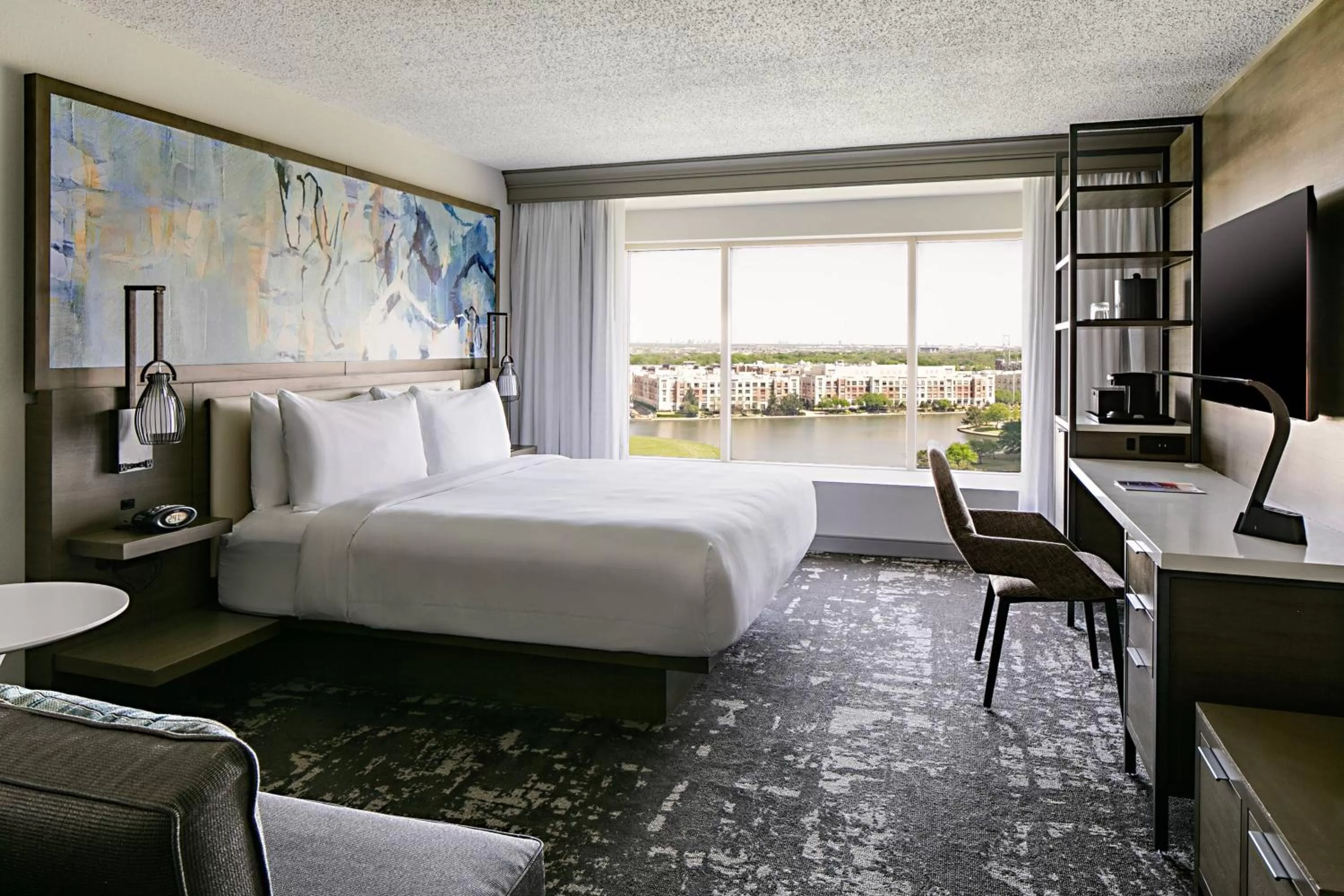Bedroom, Bed in Marriott Dallas Las Colinas