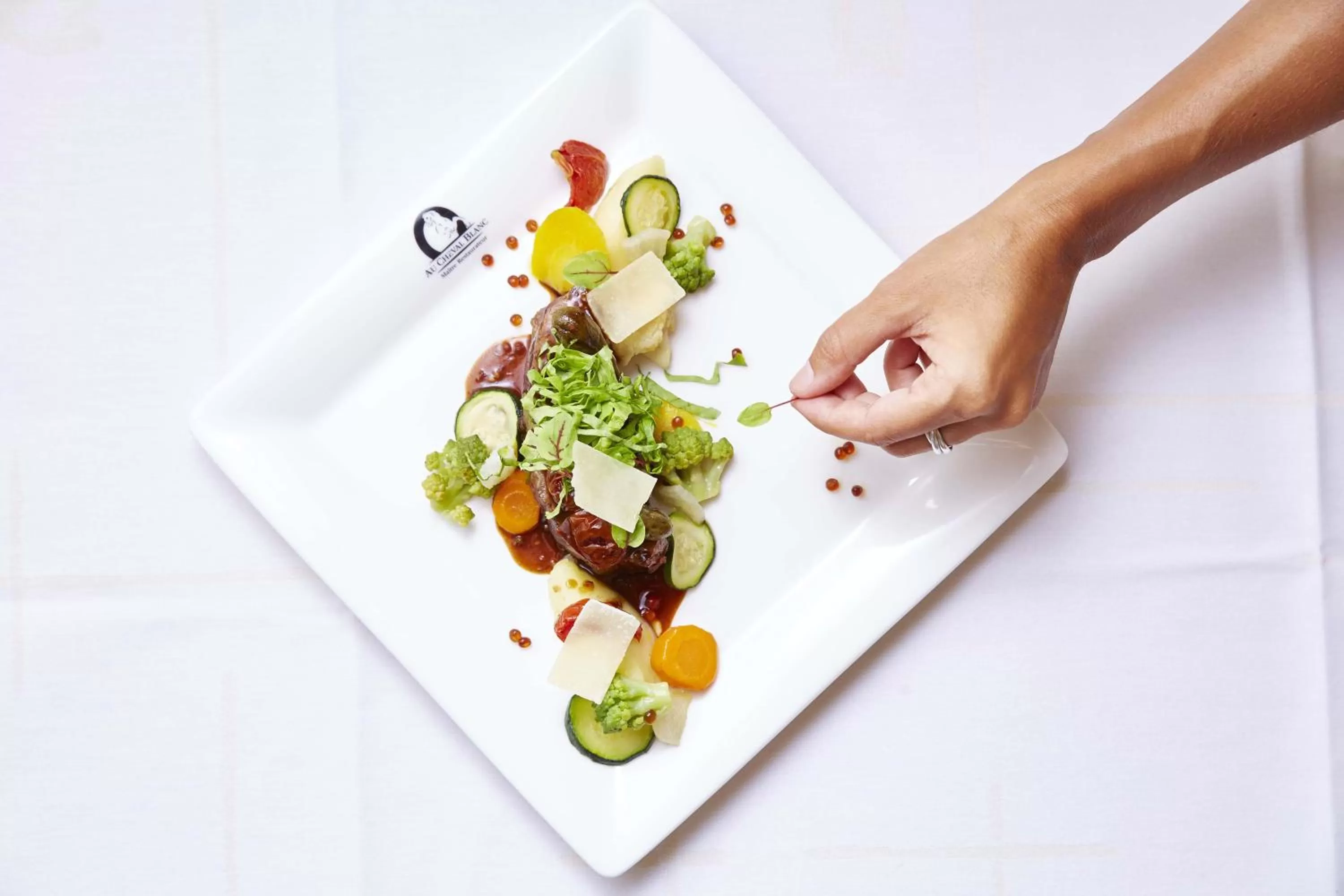 Restaurant/places to eat in Best Western Plus Au cheval Blanc à Mulhouse