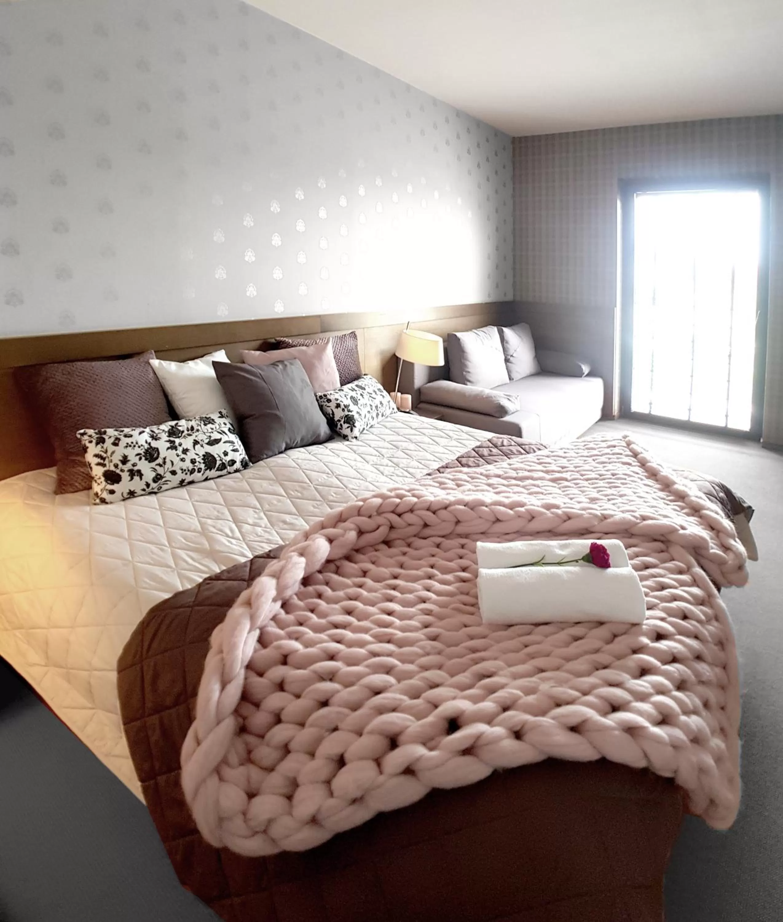 Living room, Bed in Hotel Willowa