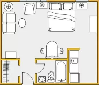Floor plan in Viscay Hotel