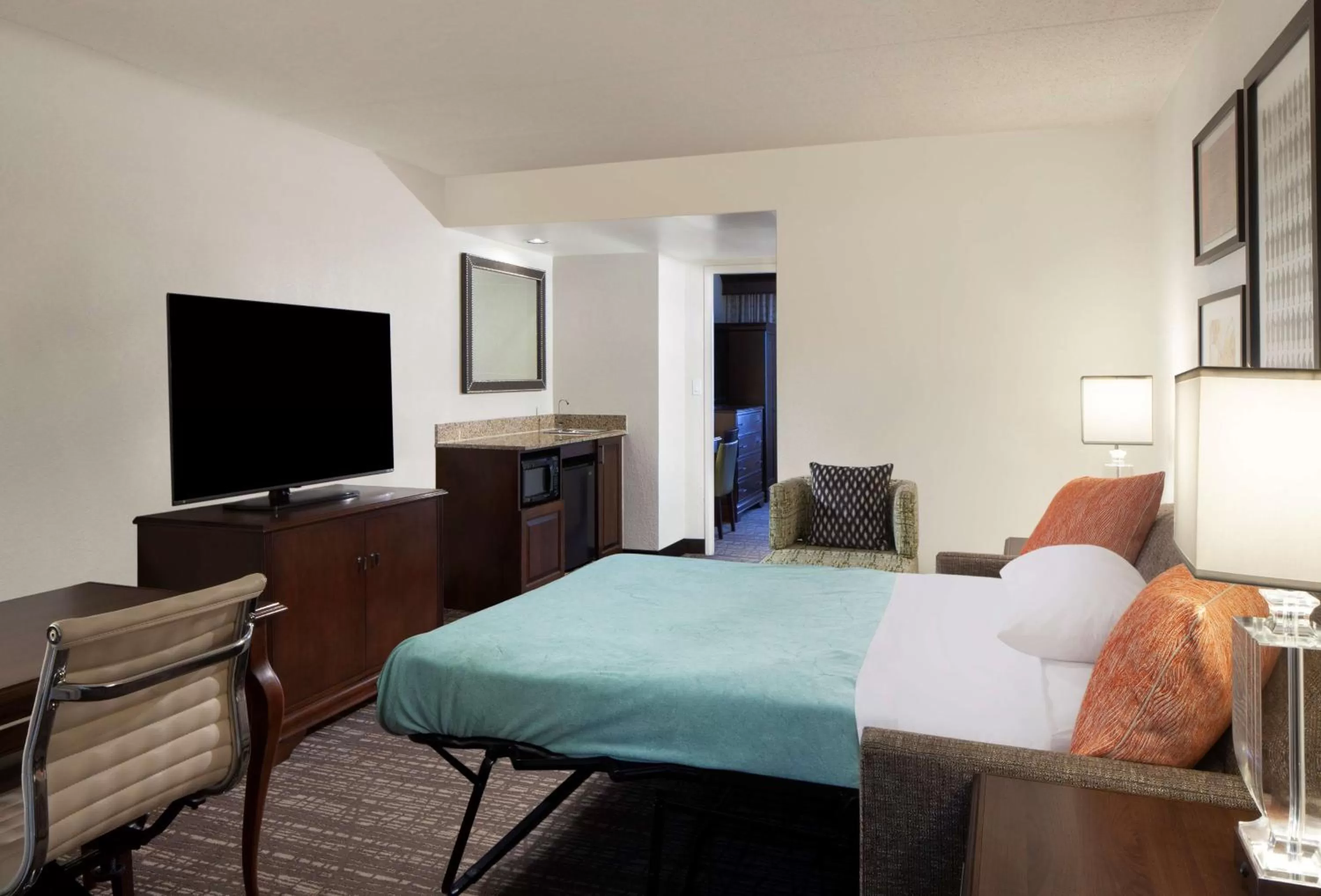 Two-Room Premium King Suite - Non-Smoking in Embassy Suites by Hilton Philadelphia Airport