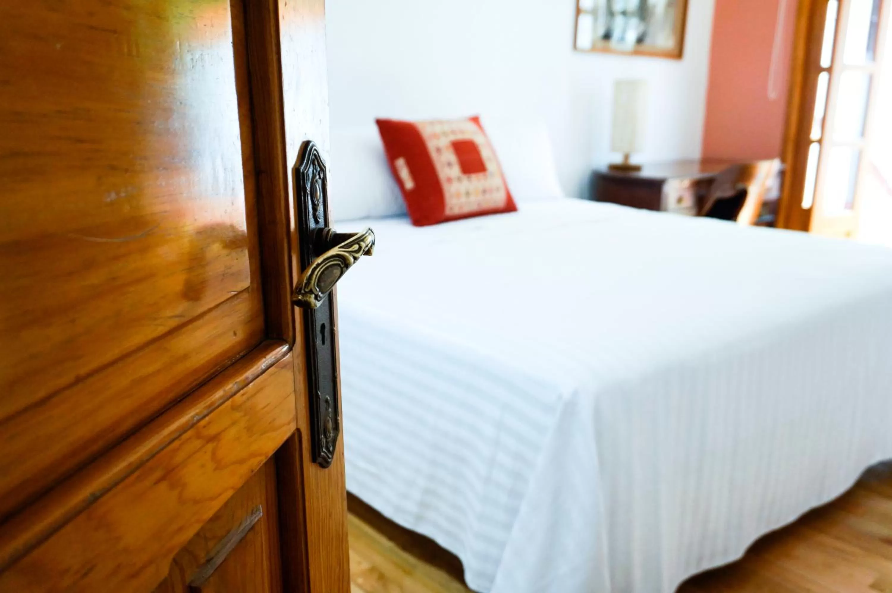 Decorative detail, Bed in Casa Jacinta Guest House