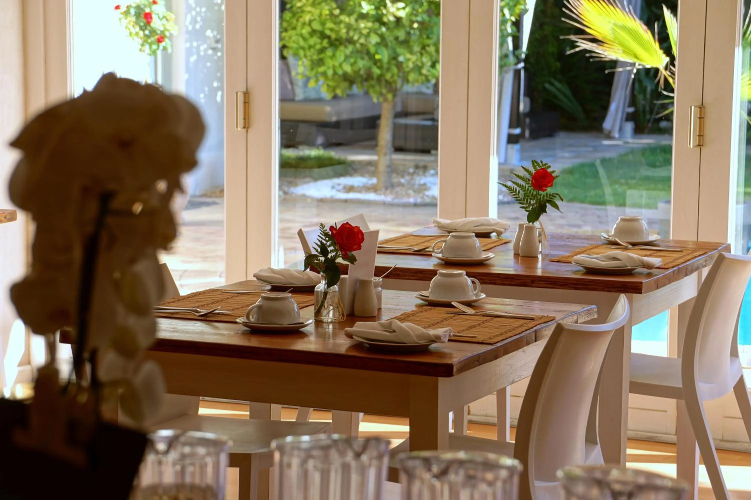 Restaurant/places to eat in Wild Olive Guest House & Villa