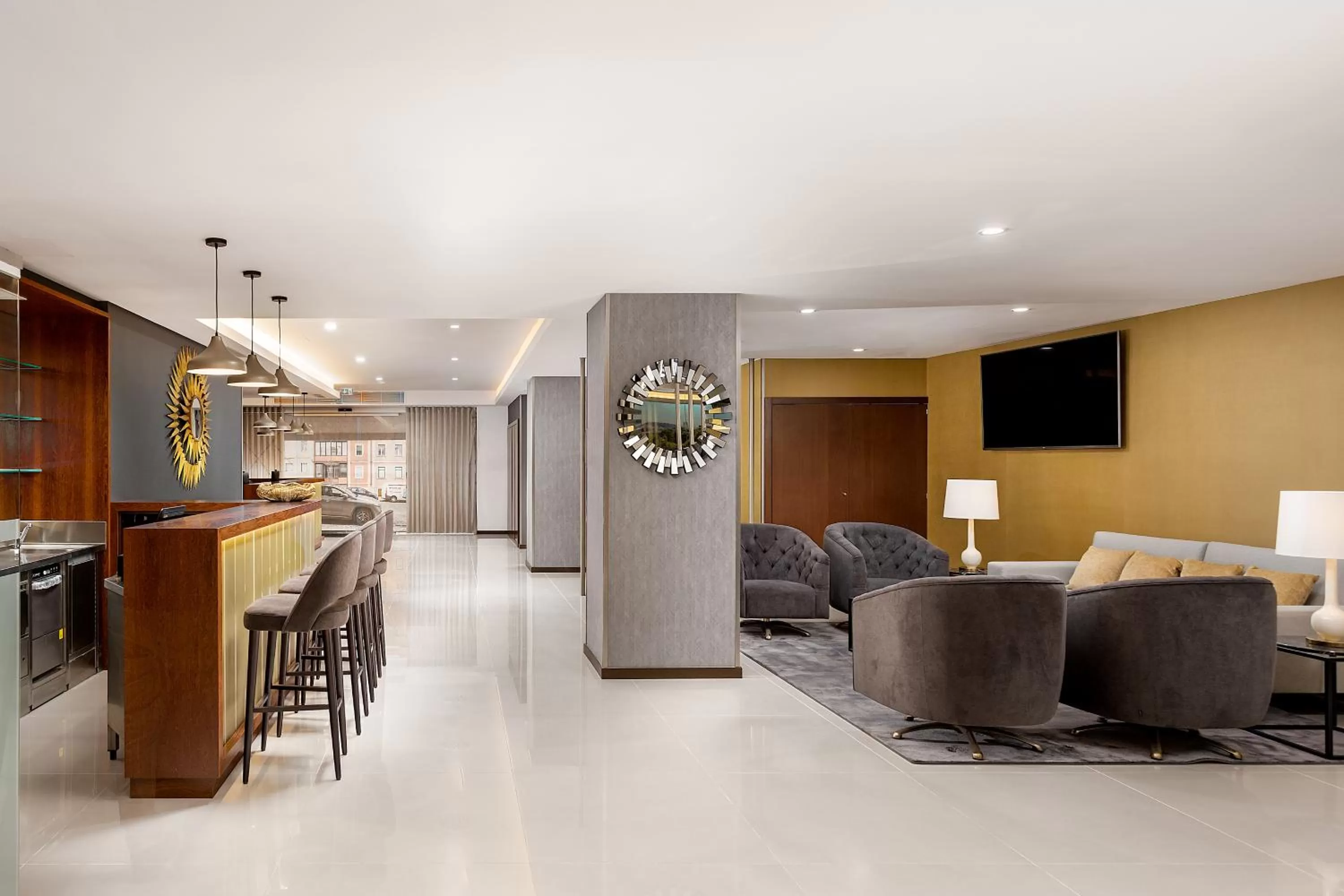 Seating area in Empire Marquês Hotel