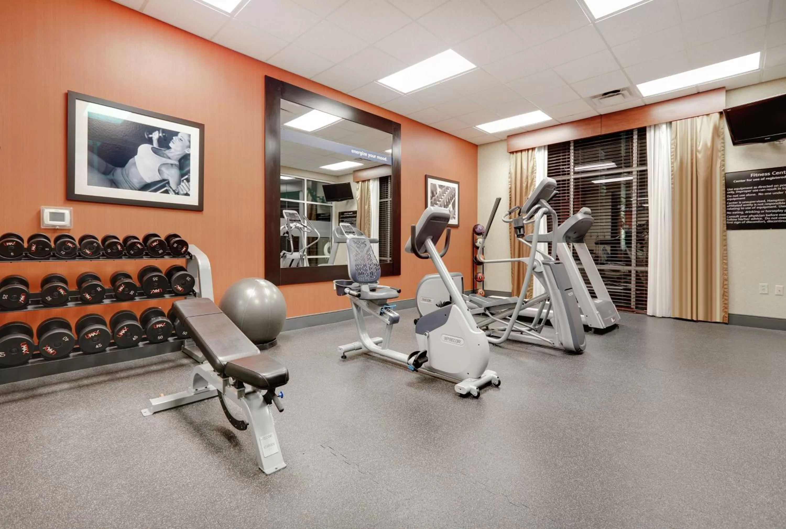 Fitness centre/facilities in Hampton Inn & Suites Southern Pines-Pinehurst