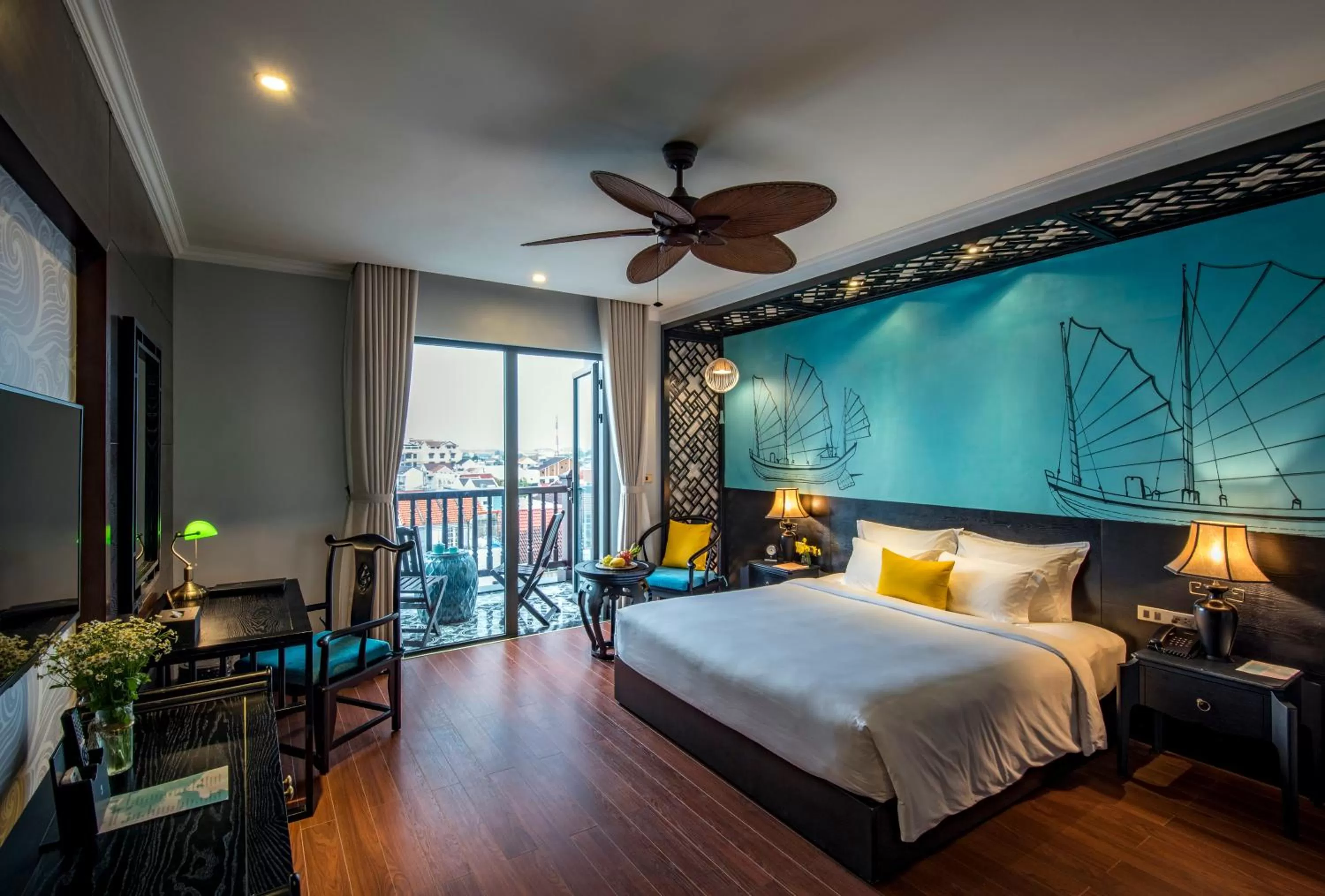 Photo of the whole room, Bed in Anio Boutique Hotel Hoian
