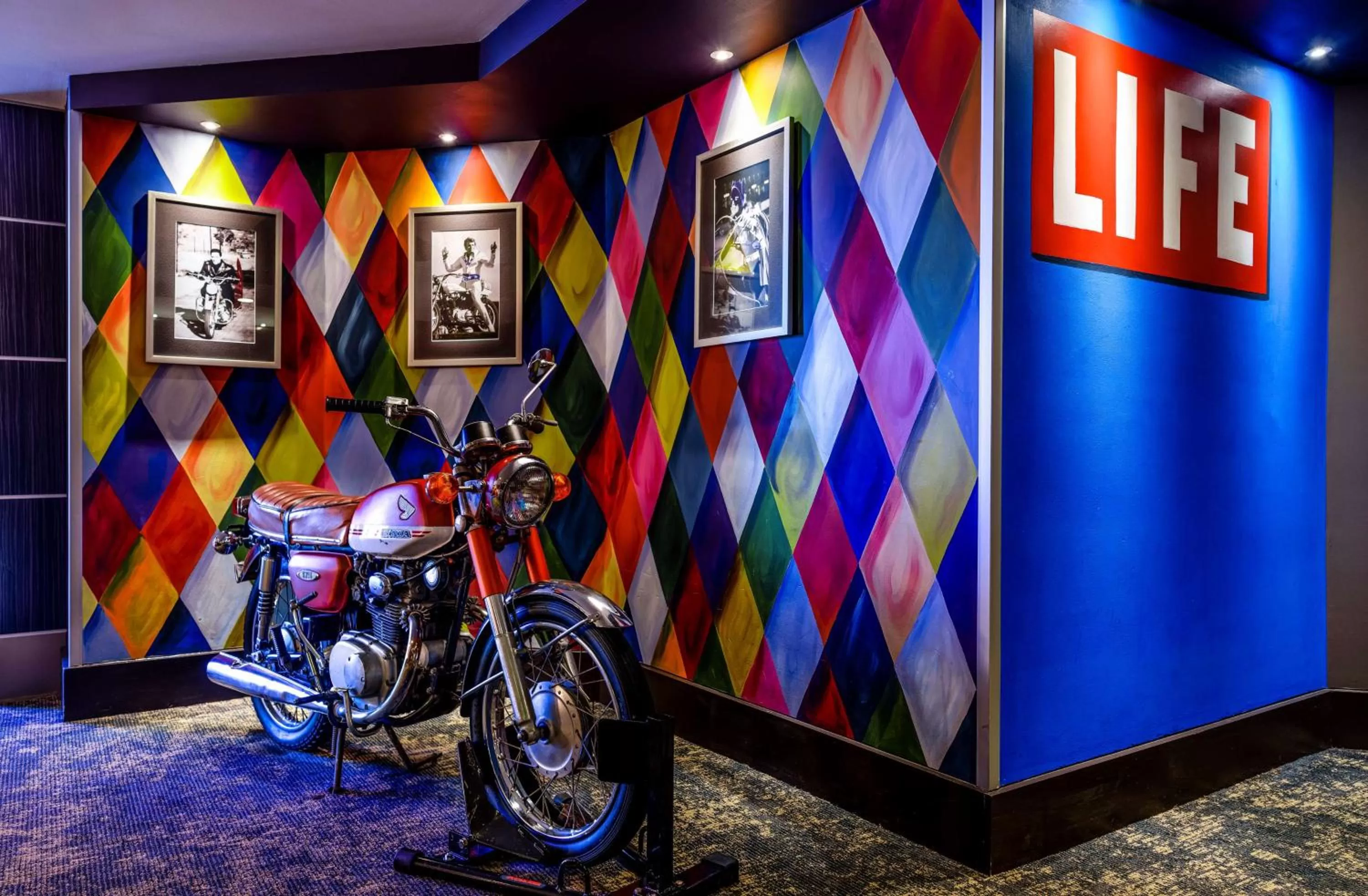 Decorative detail in The Verve Boston Natick, Tapestry Collection by Hilton